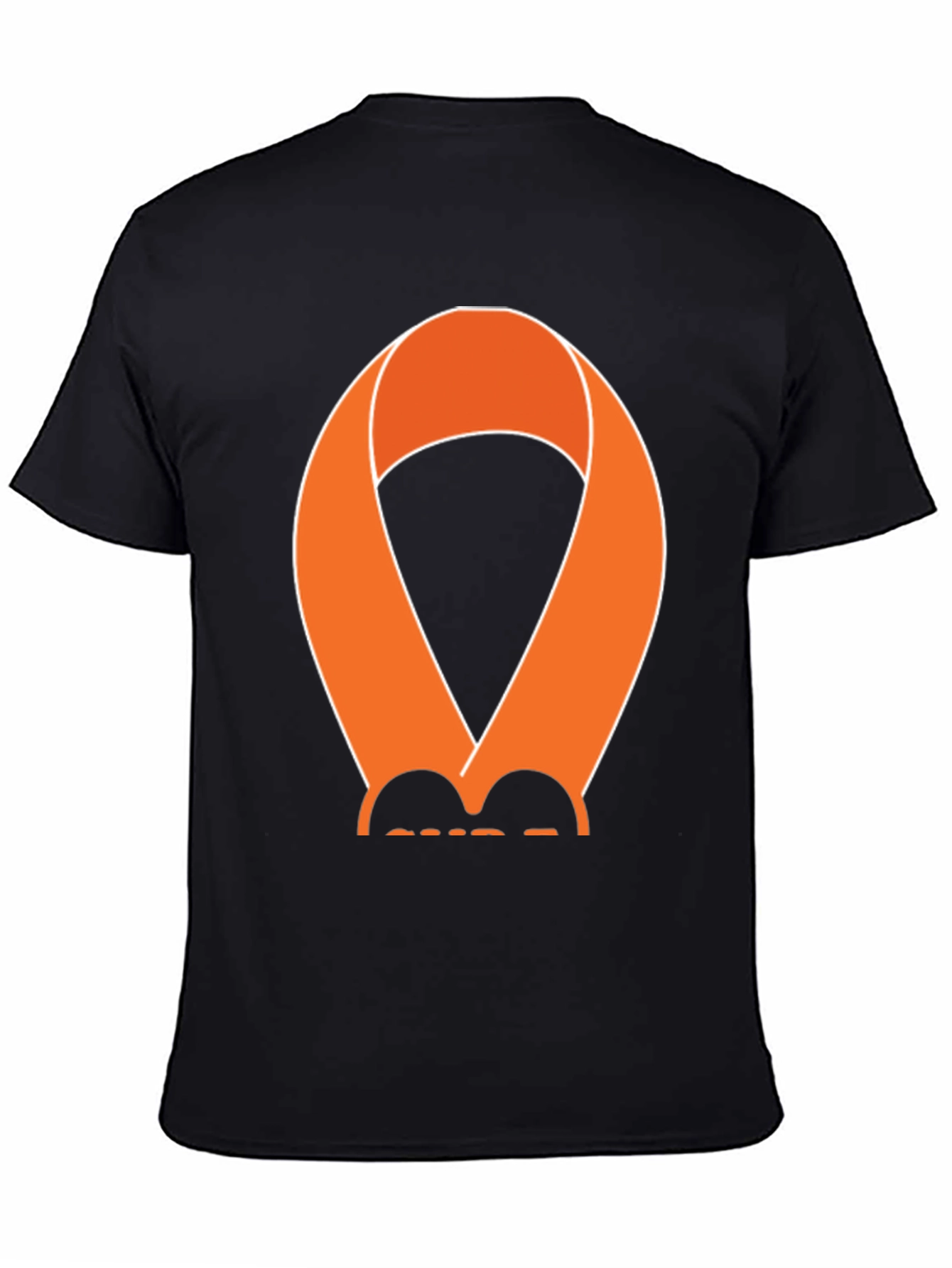 Orange Awareness Ribbon Graphic T-Shirt