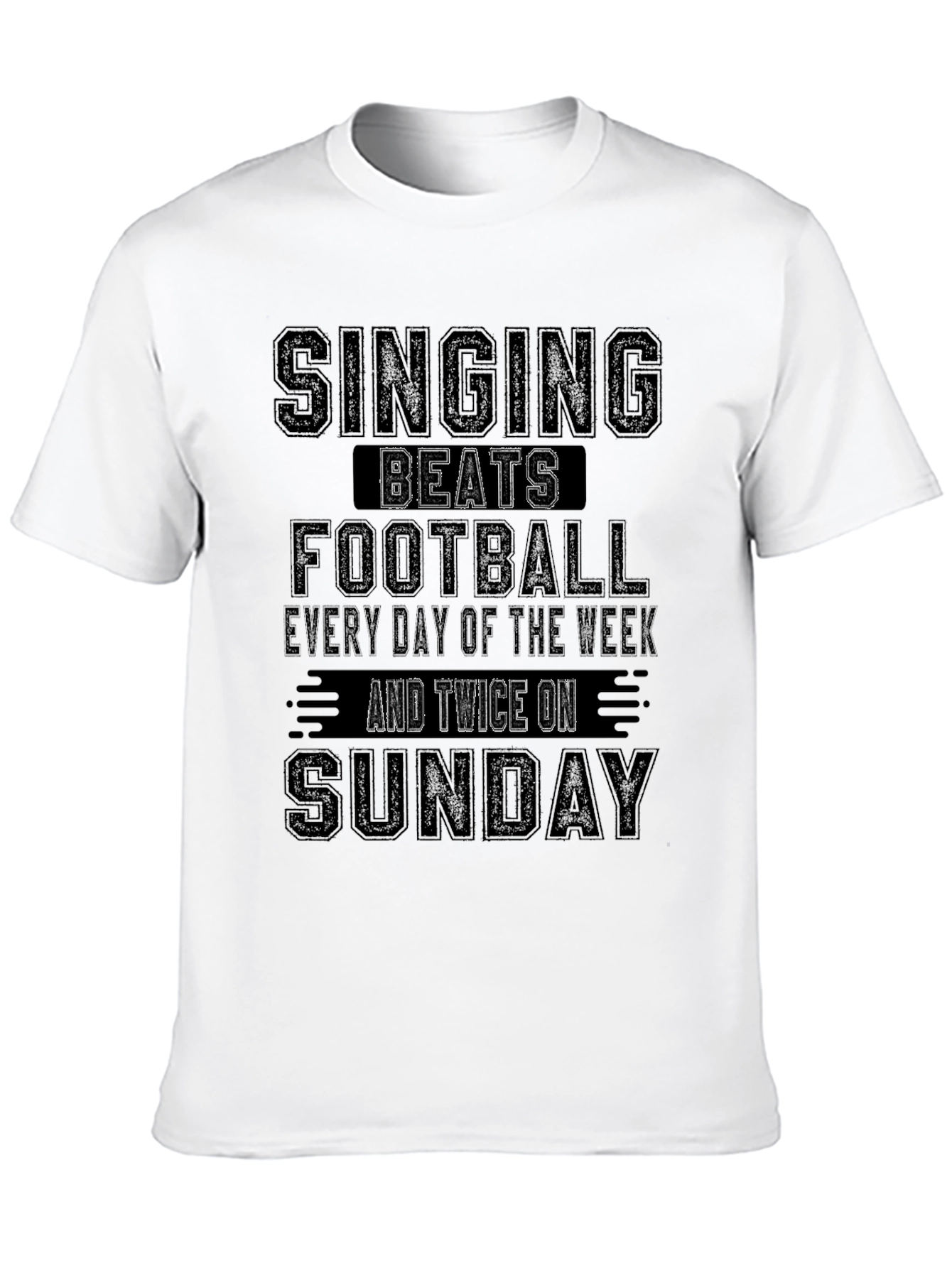 Singing Beats Football T-Shirt