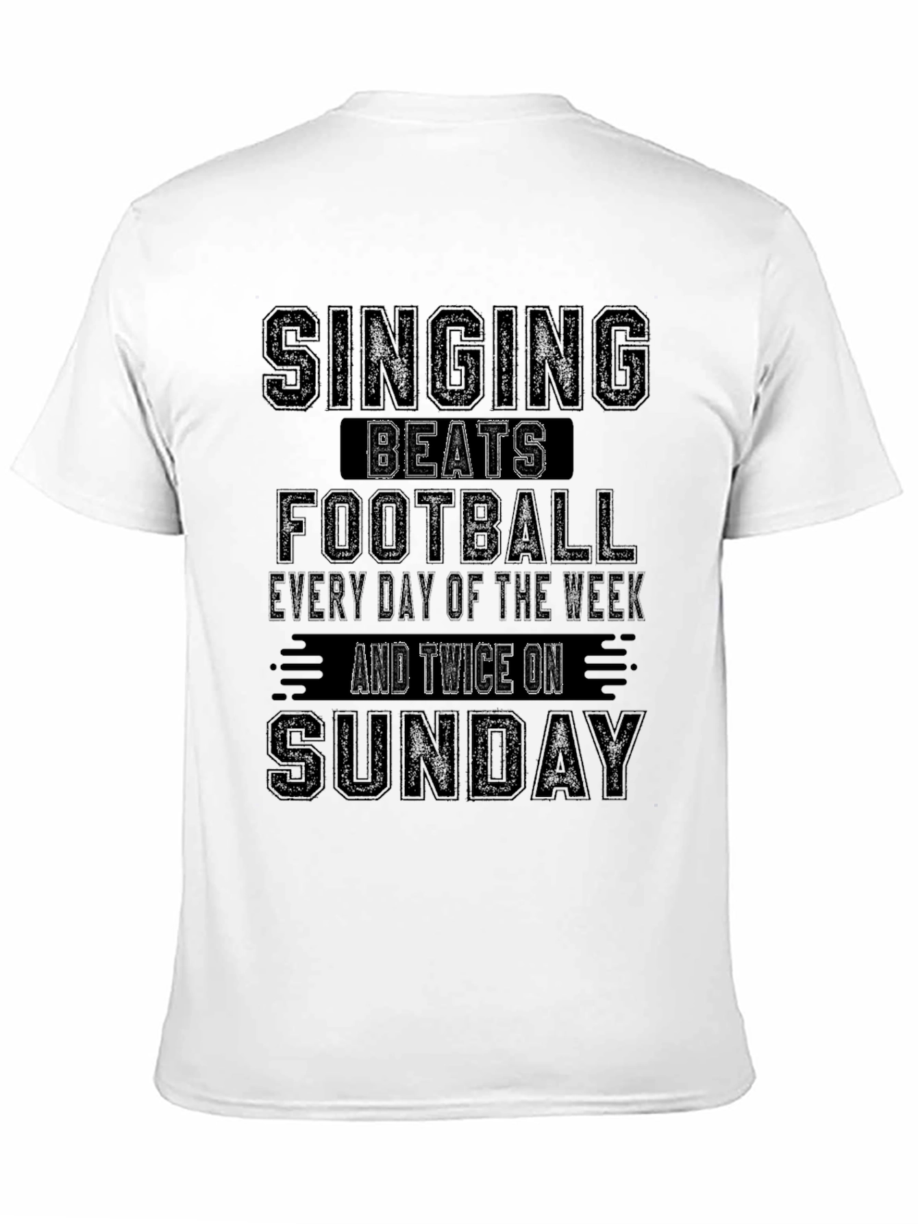 Singing Beats Football T-Shirt