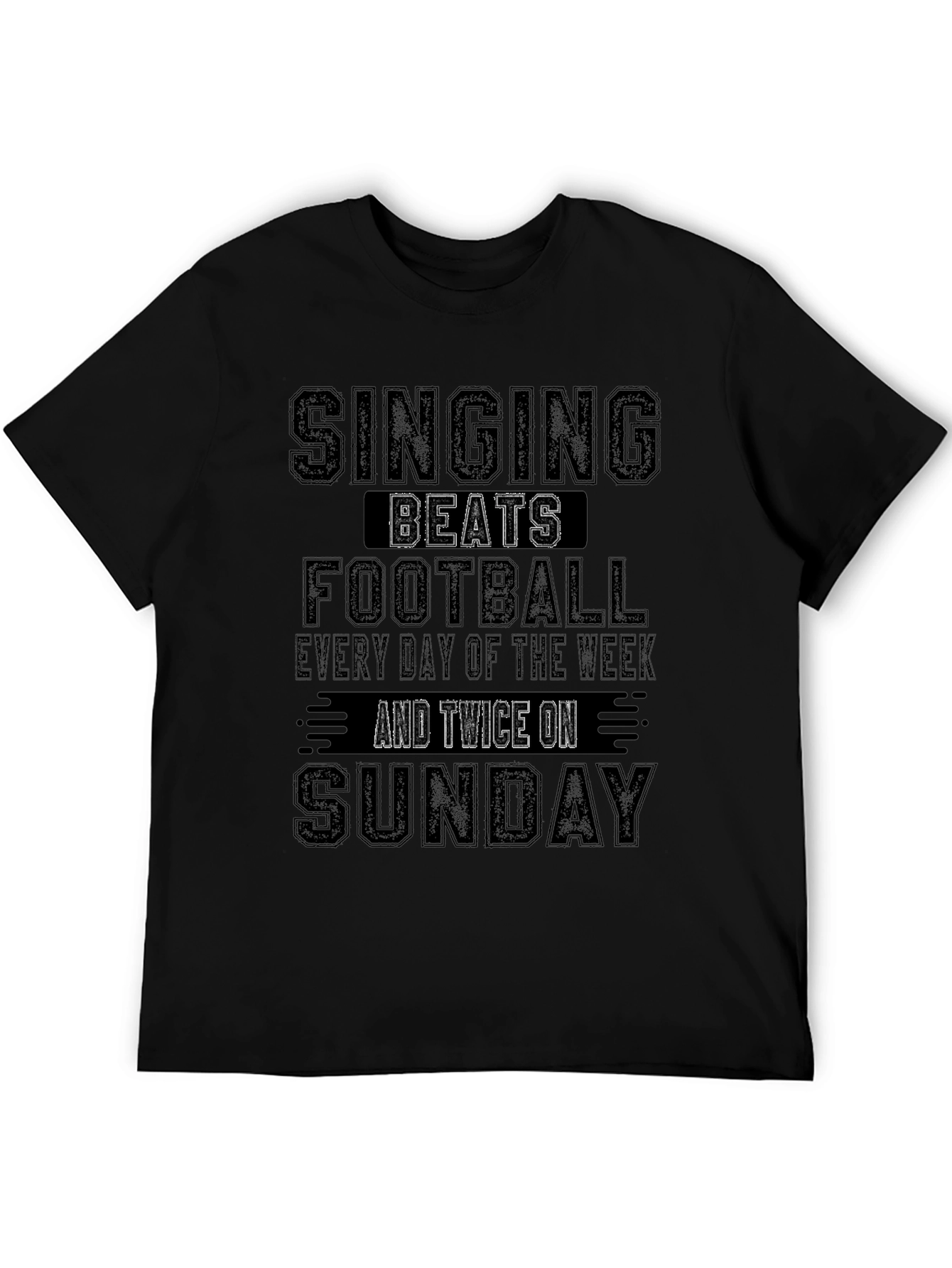 Singing Beats Football T-Shirt