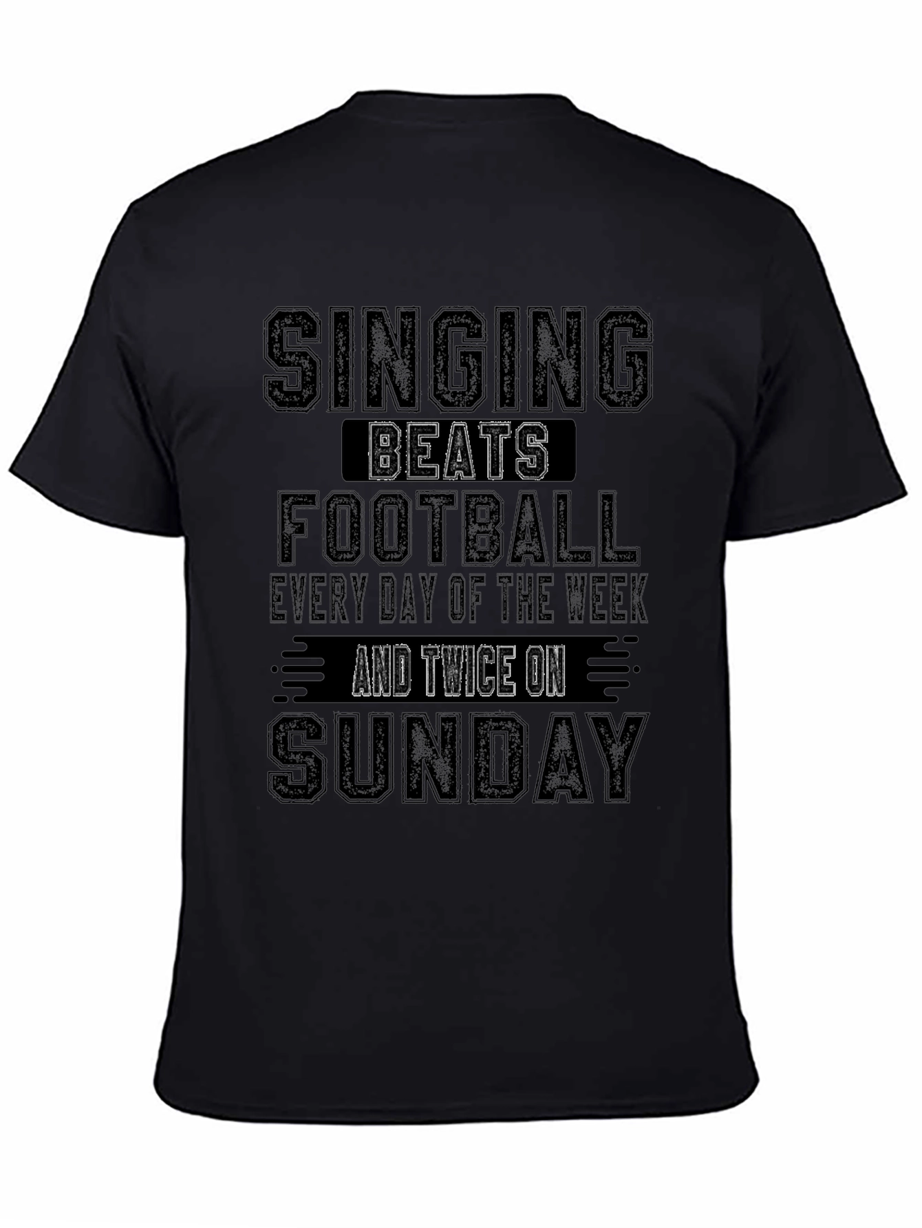 Singing Beats Football T-Shirt