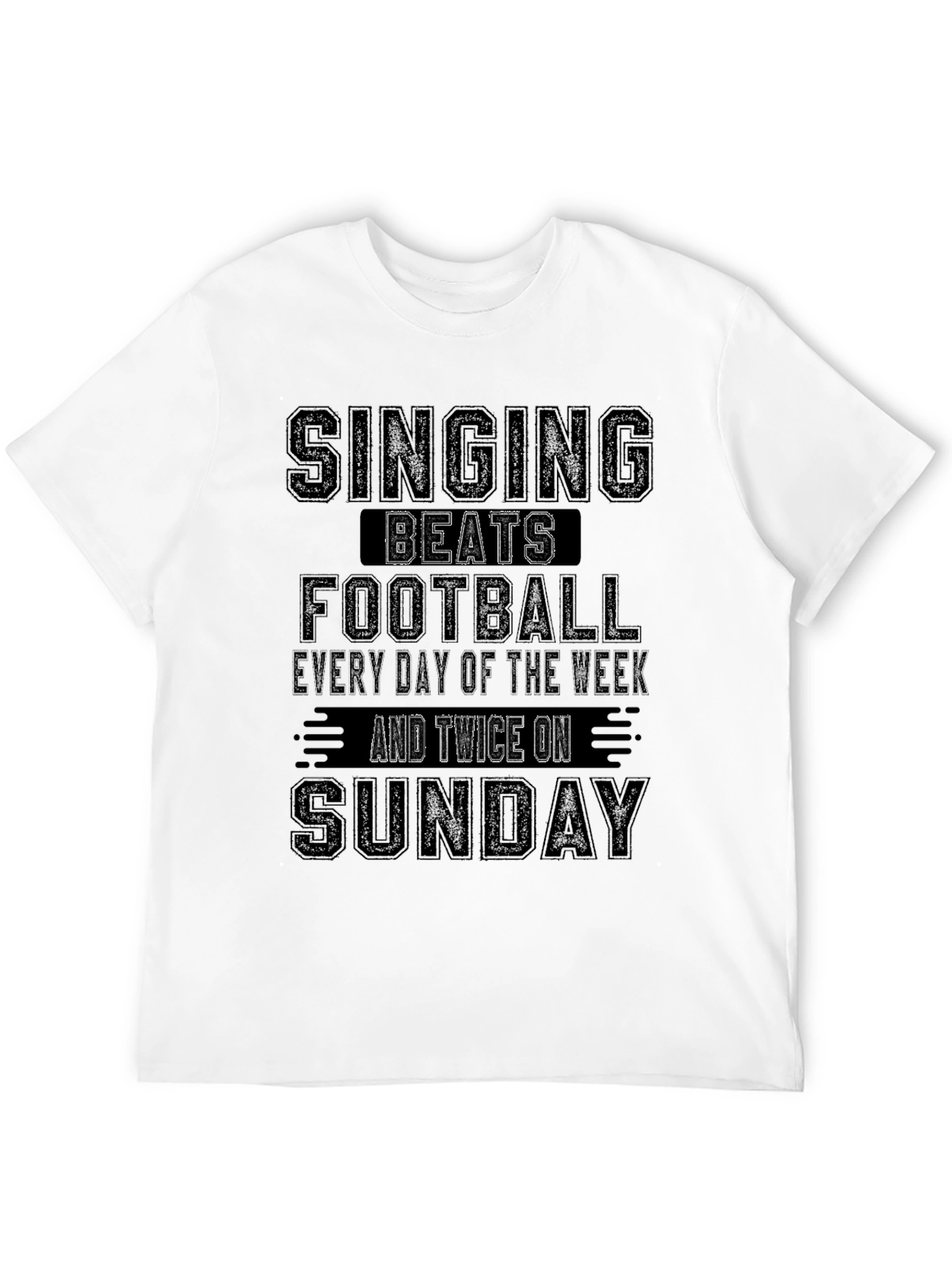 Singing Beats Football T-Shirt
