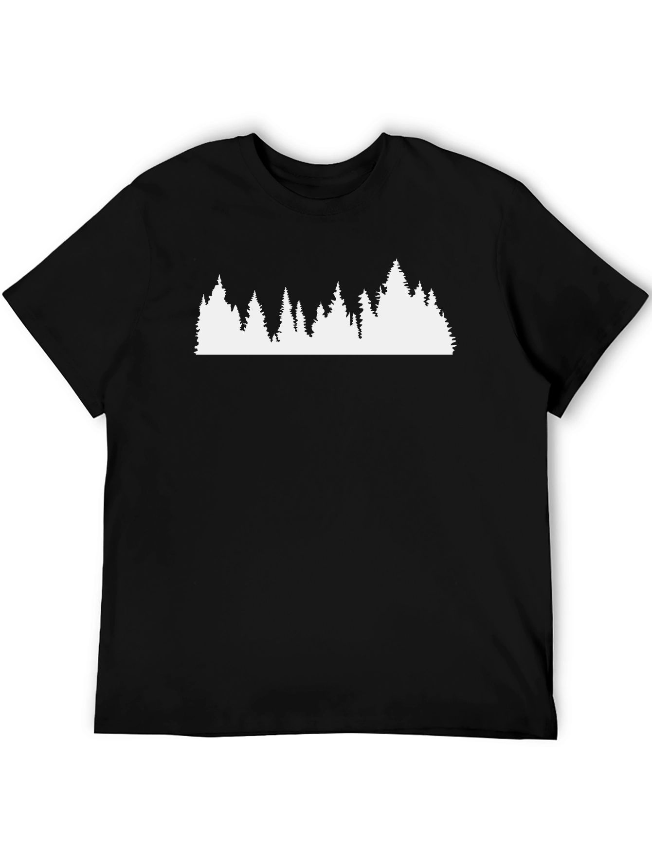 Nature Inspired Graphic Tee - Black