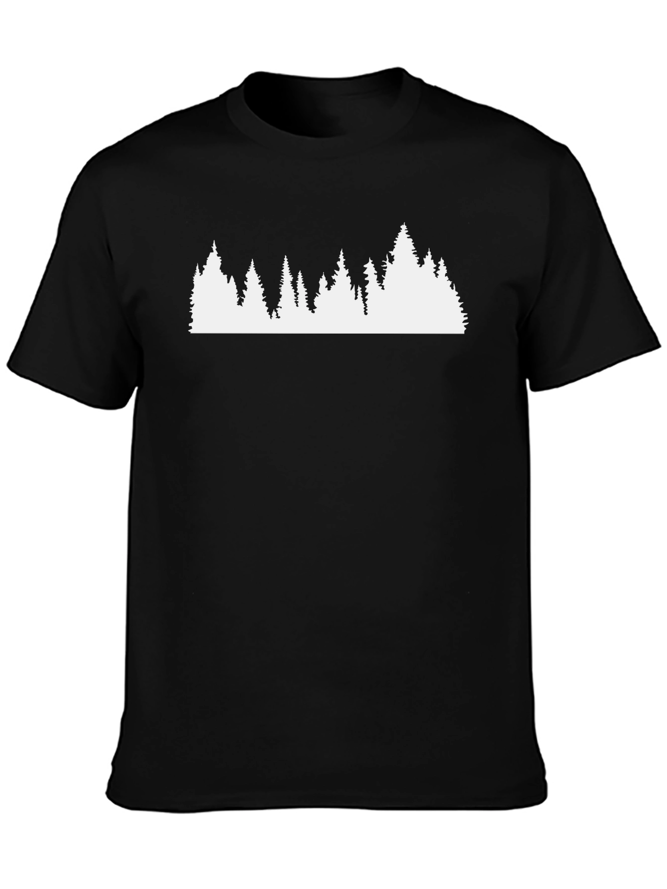 Nature Inspired Graphic Tee - Black