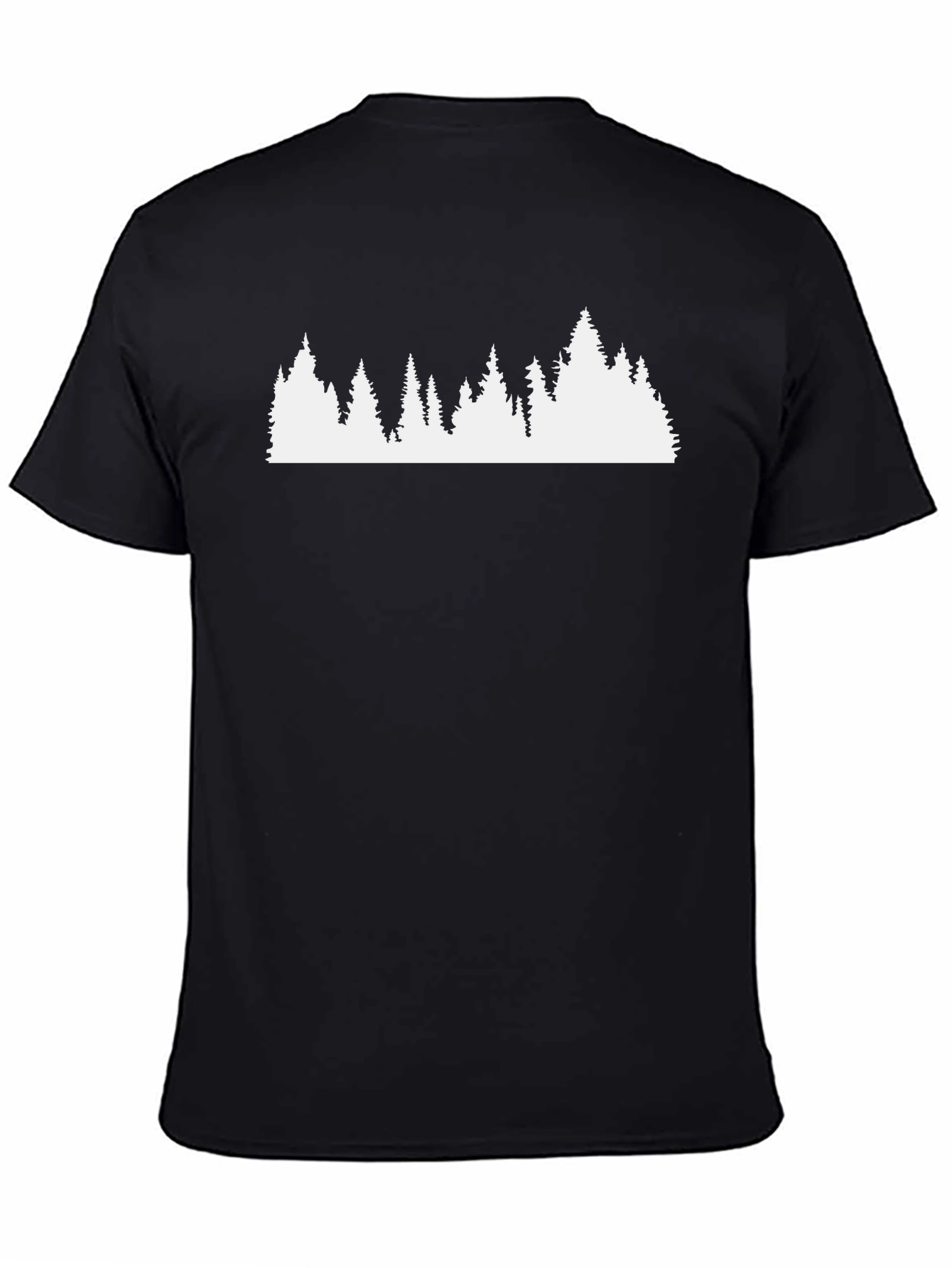 Nature Inspired Graphic Tee - Black