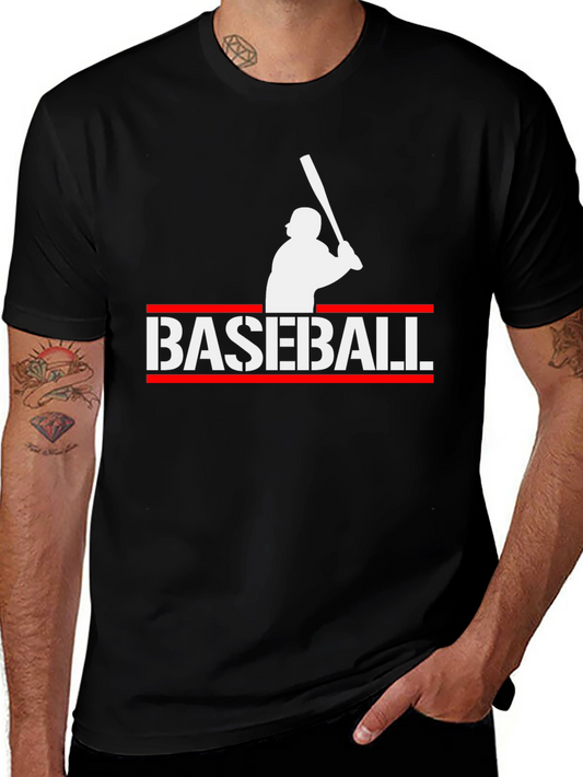 Baseball Player Graphic T-Shirt
