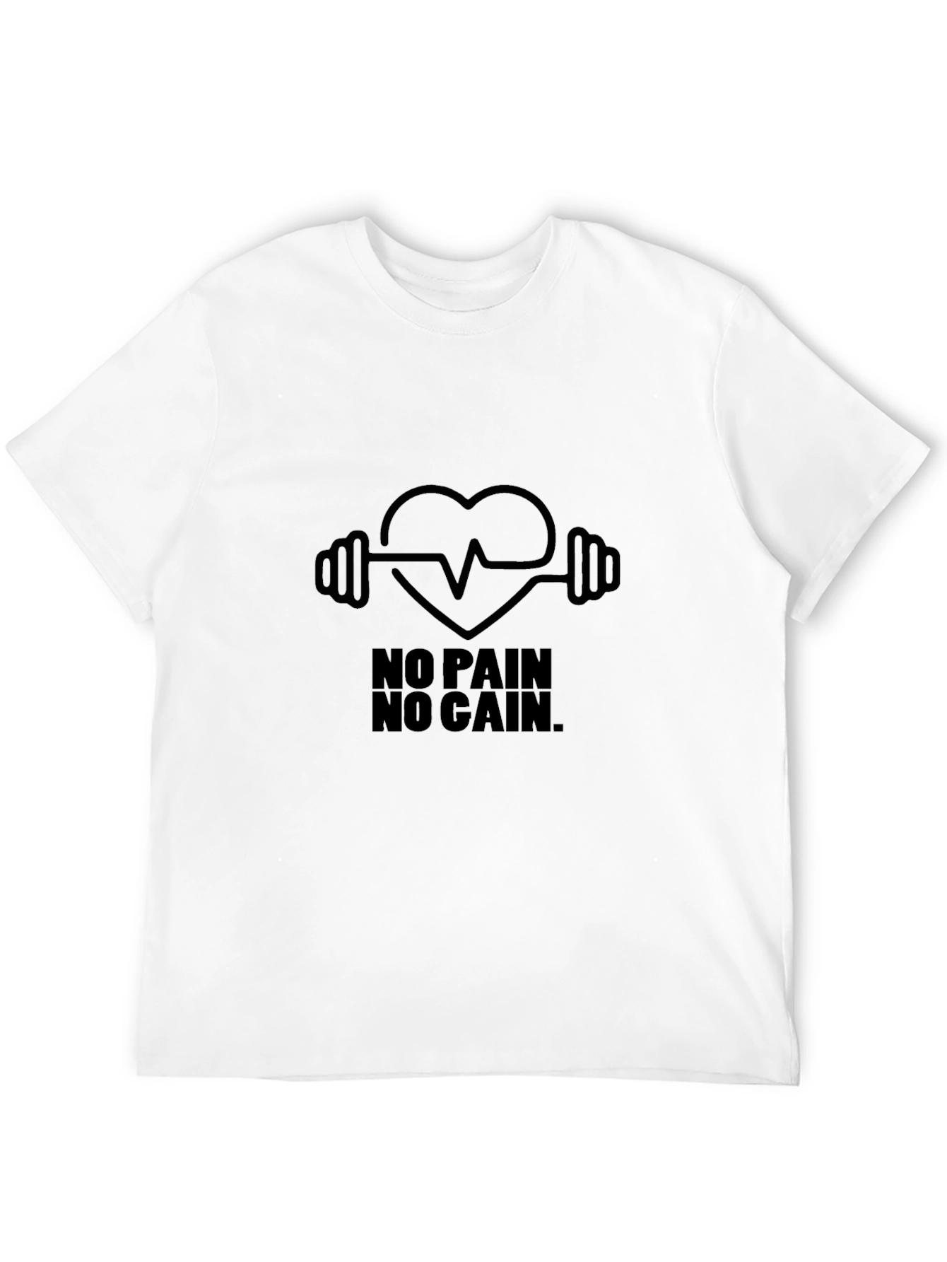 No Pain No Gain Black T-Shirt