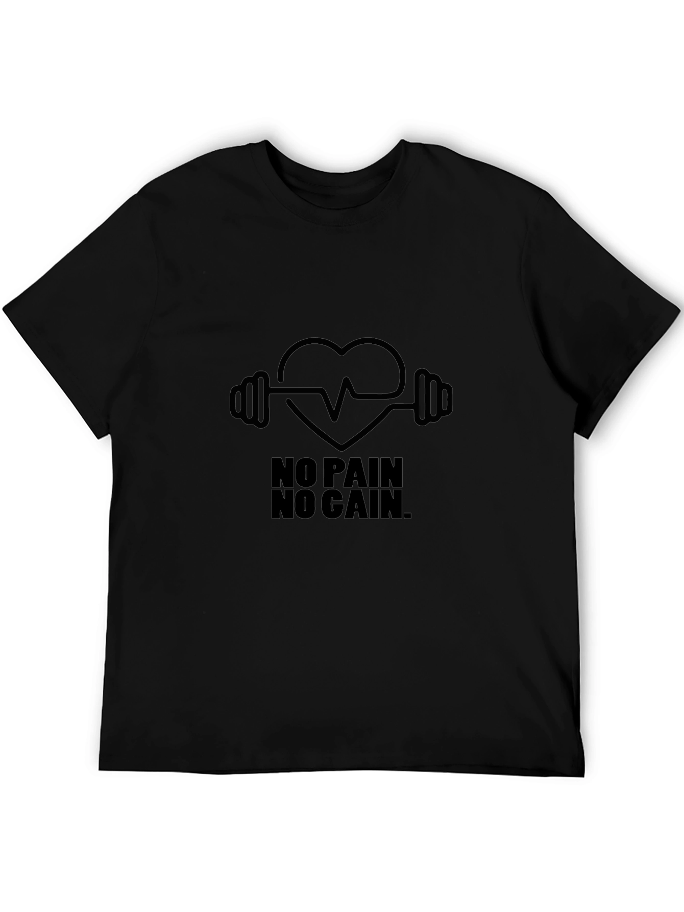 No Pain No Gain Black T-Shirt