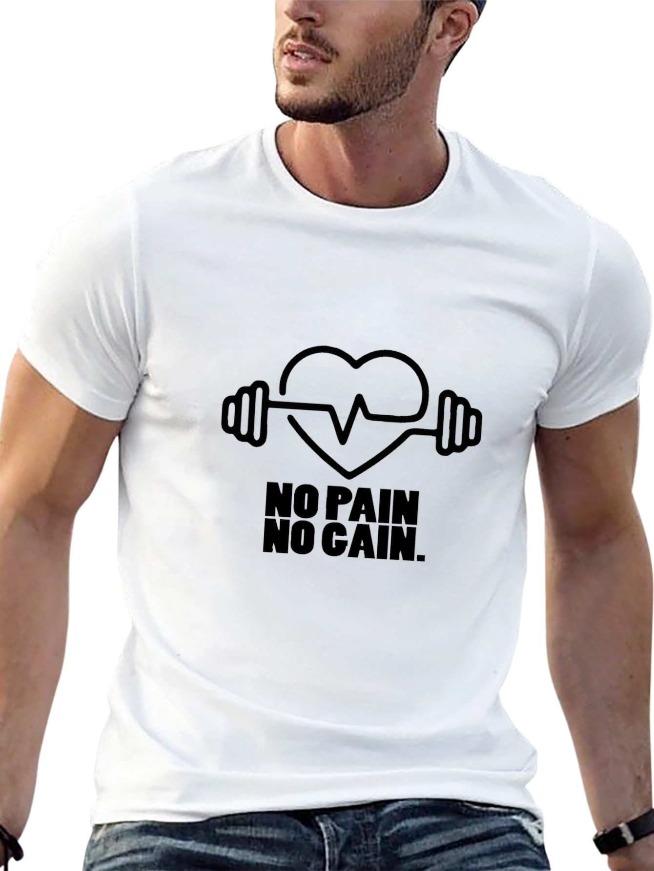 No Pain No Gain Black T-Shirt