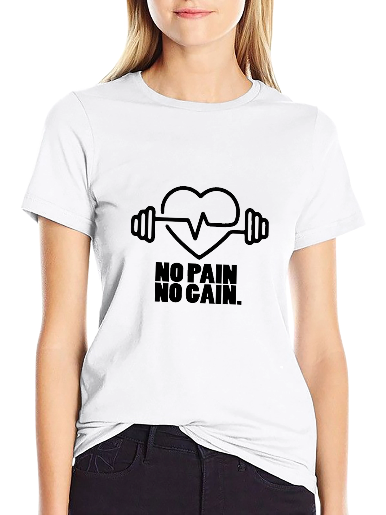 No Pain No Gain Black T-Shirt