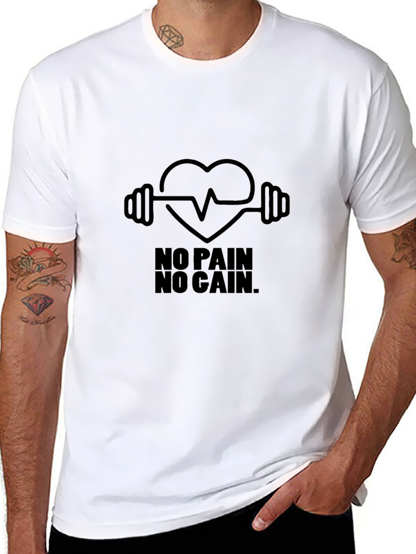 No Pain No Gain Black T-Shirt
