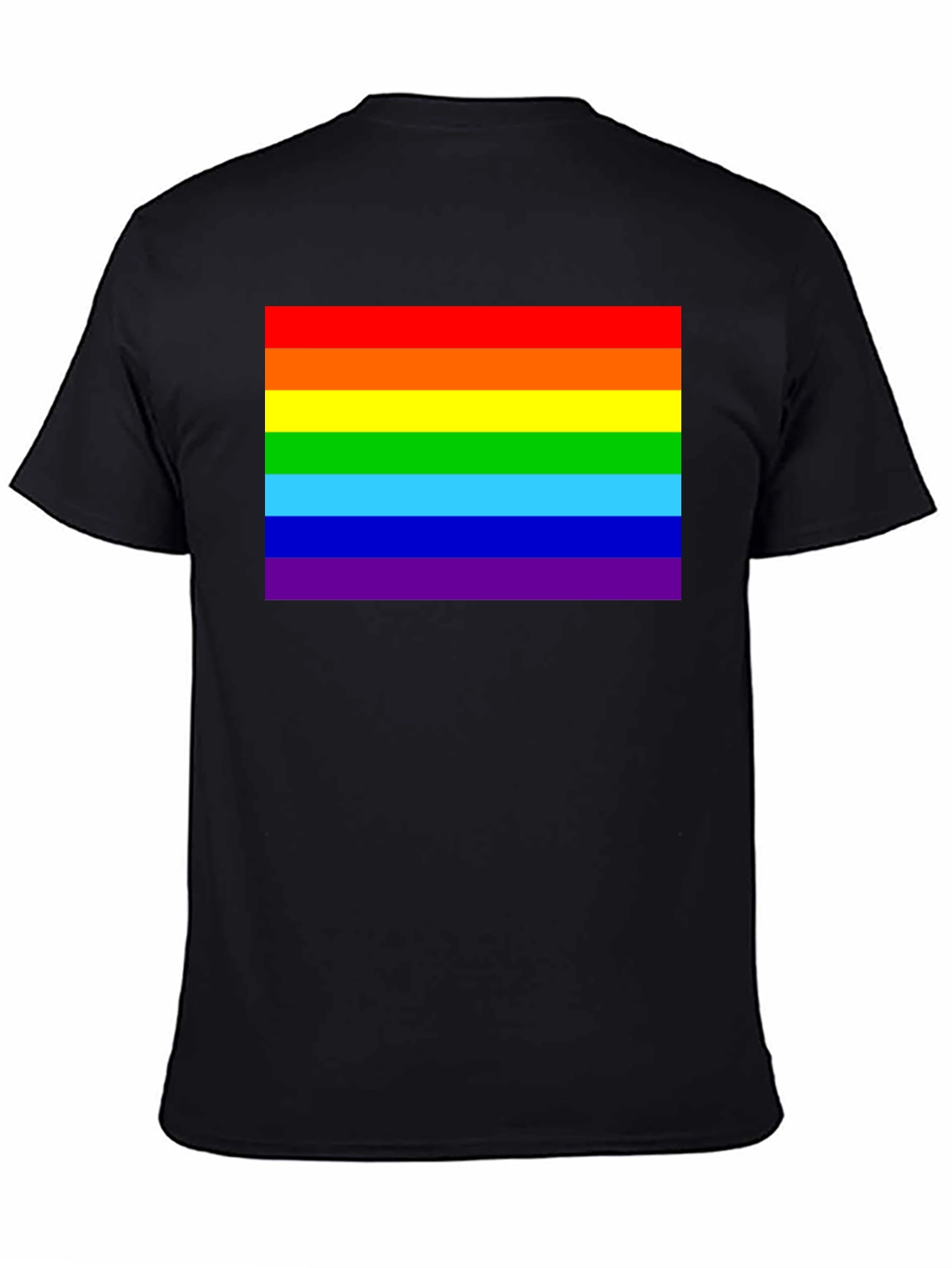 Pride Rainbow T-Shirt - Black LGBTQ+ Tee