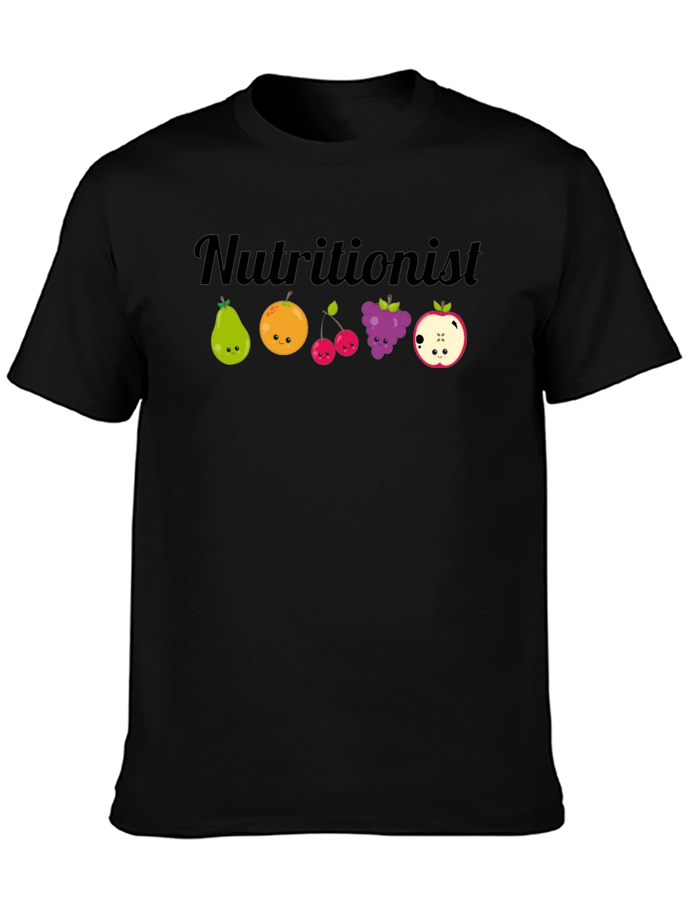 Nutritionist Cartoon Fruit T-Shirt