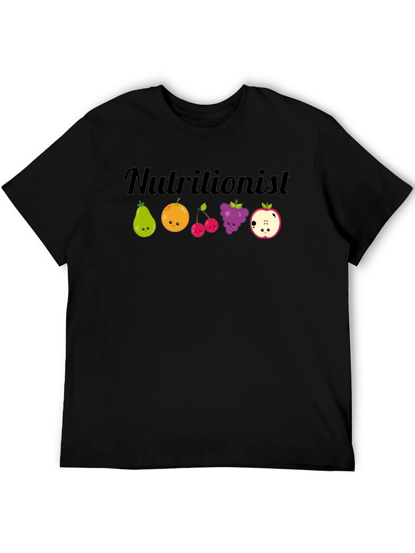 Nutritionist Cartoon Fruit T-Shirt