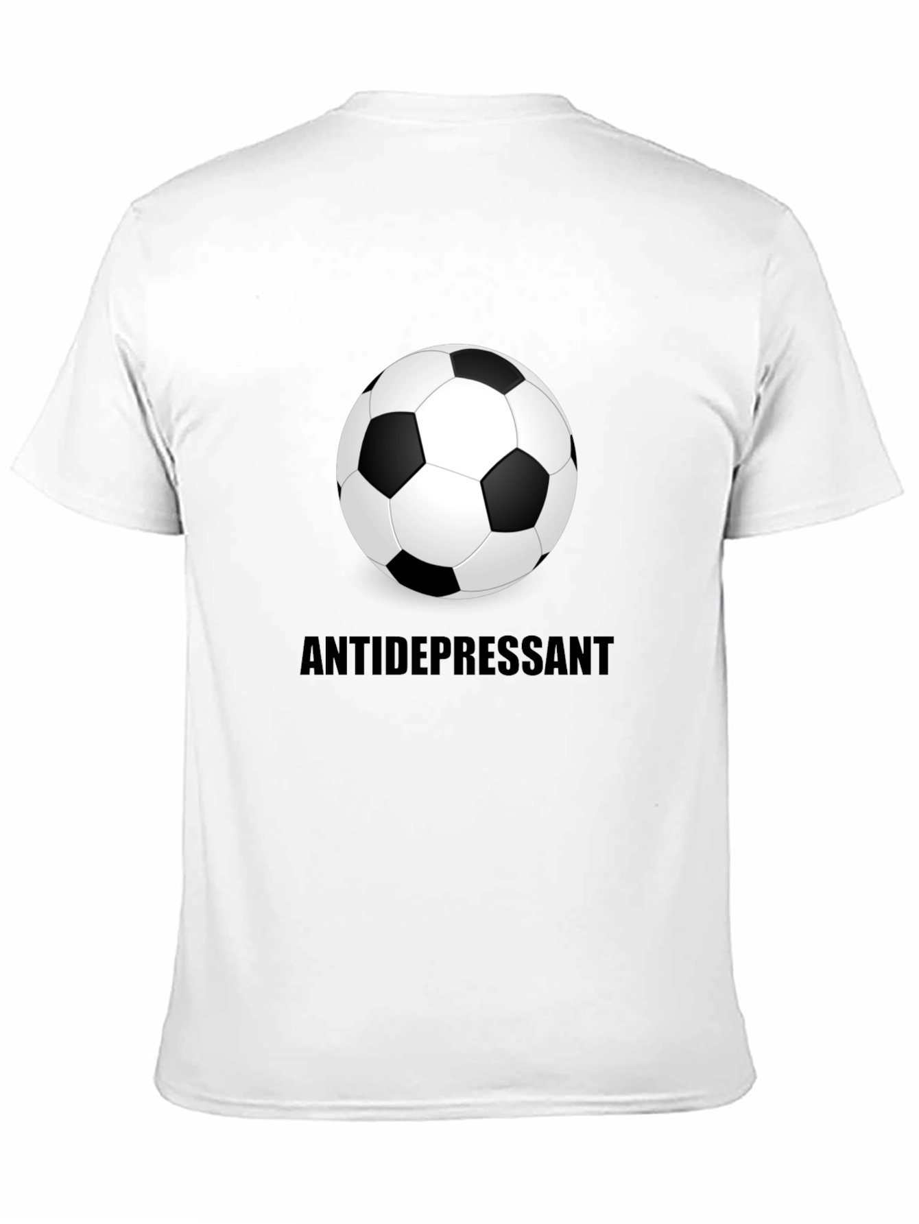 Soccer Ball Antidepressant Graphic Tee