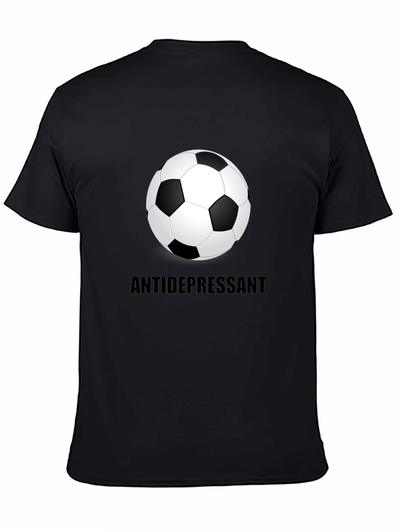 Soccer Ball Antidepressant Graphic Tee