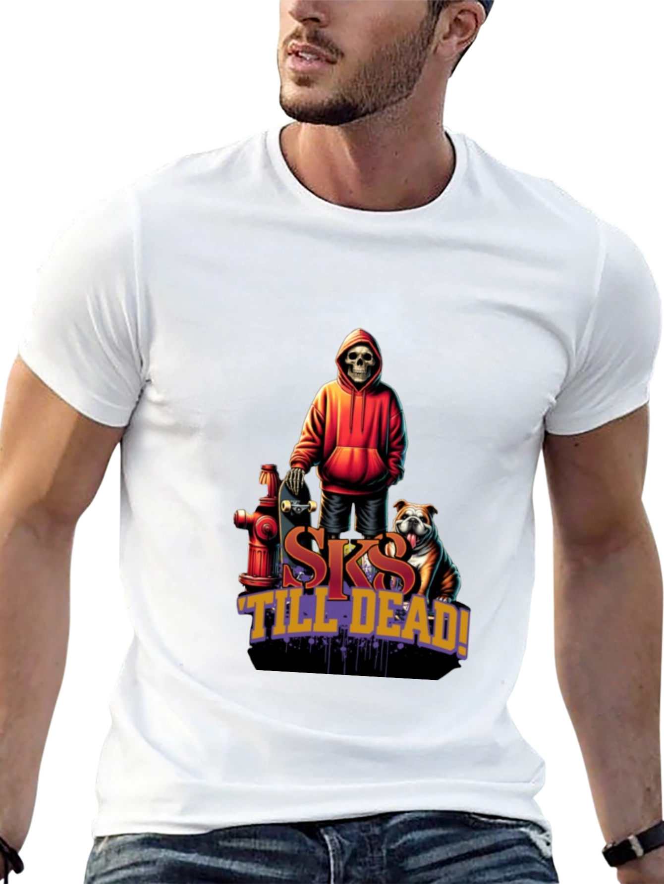 Skate Till Dead Graphic Tee