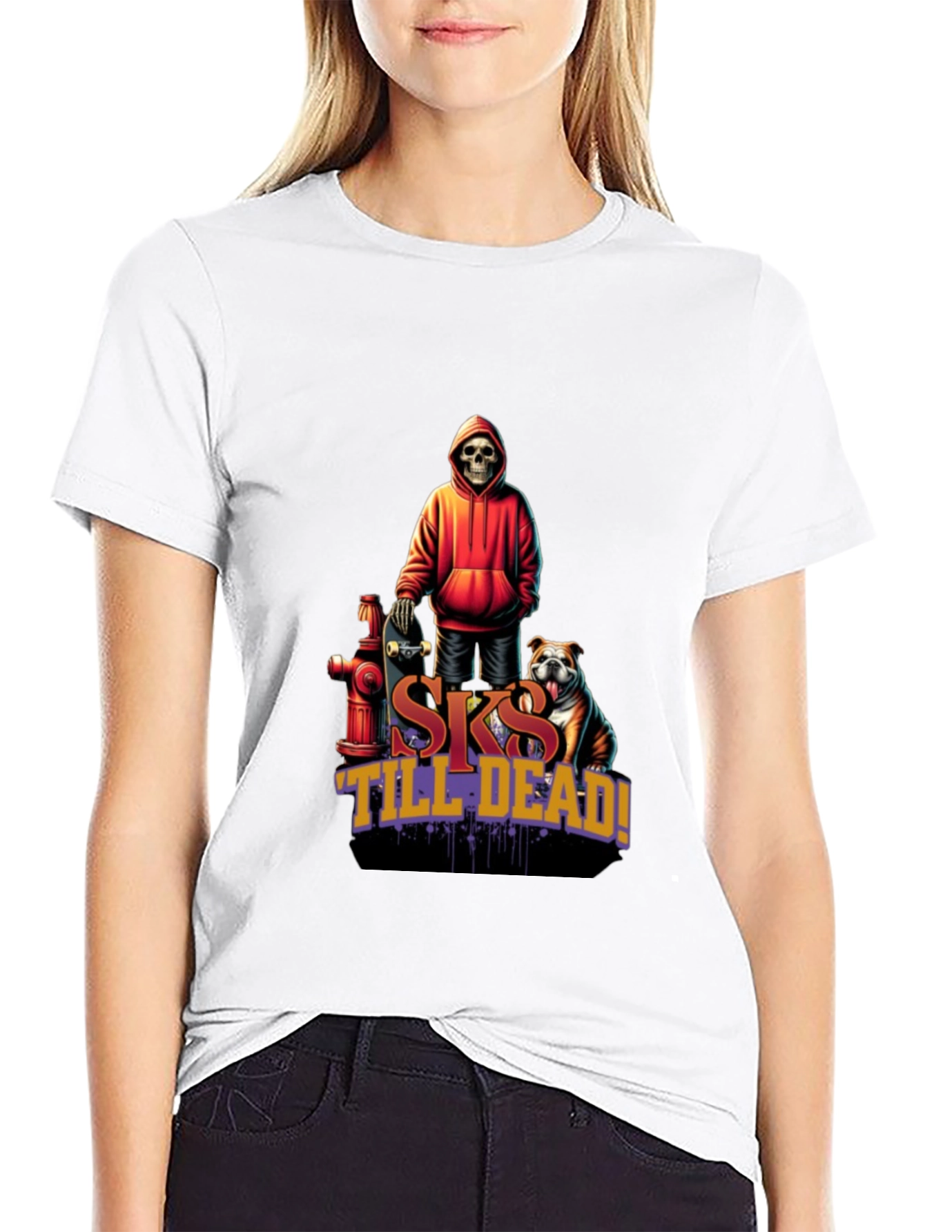 Skate Till Dead Graphic Tee