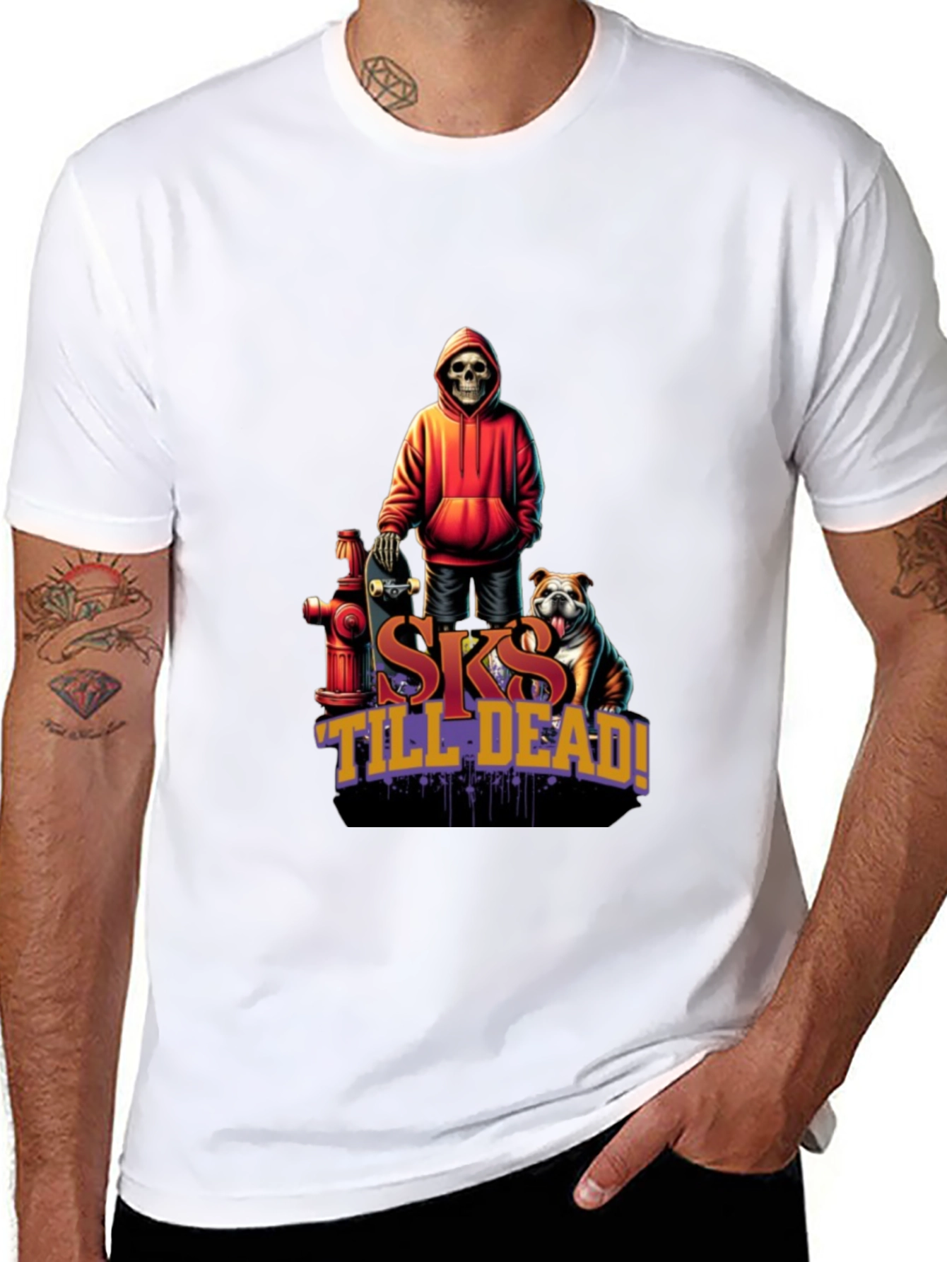 Skate Till Dead Graphic Tee