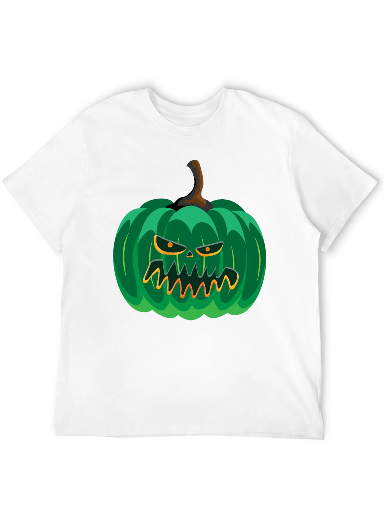 Spooky Green Pumpkin Graphic Tee