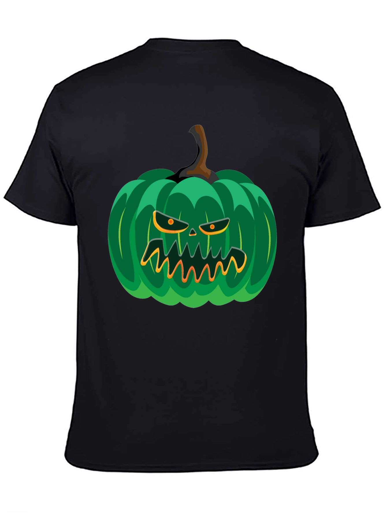Spooky Green Pumpkin Graphic Tee