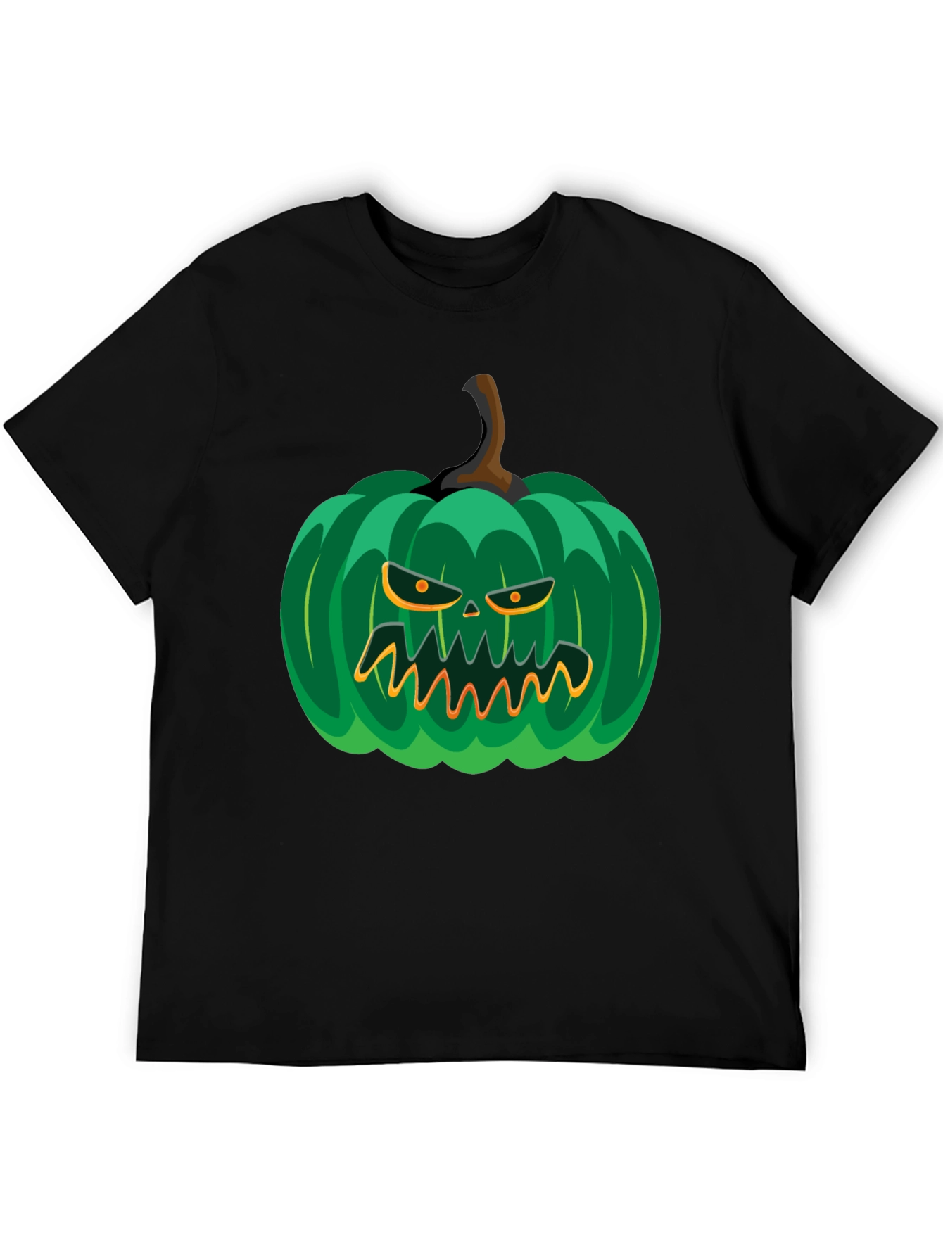 Spooky Green Pumpkin Graphic Tee