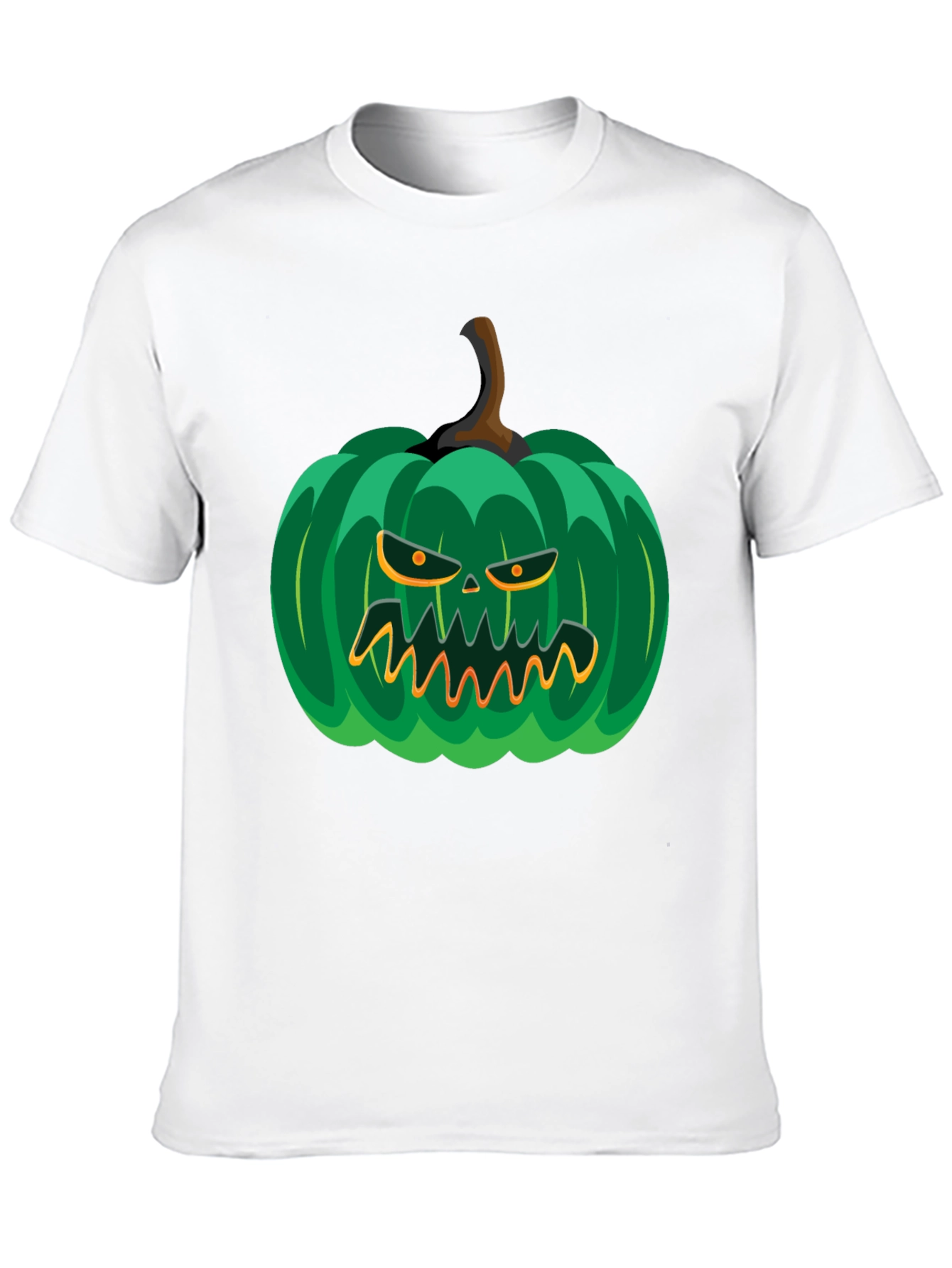 Spooky Green Pumpkin Graphic Tee