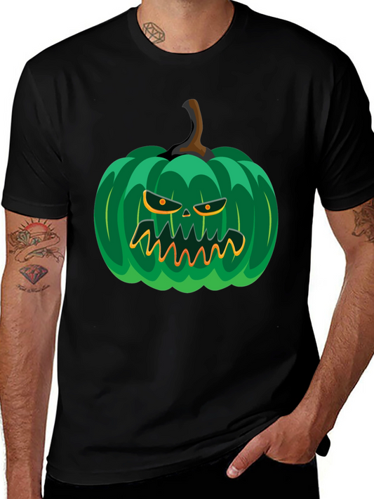 Spooky Green Pumpkin Graphic Tee