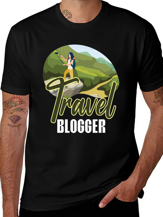 Travel Blogger Graphic Tee - Adventure Ready!