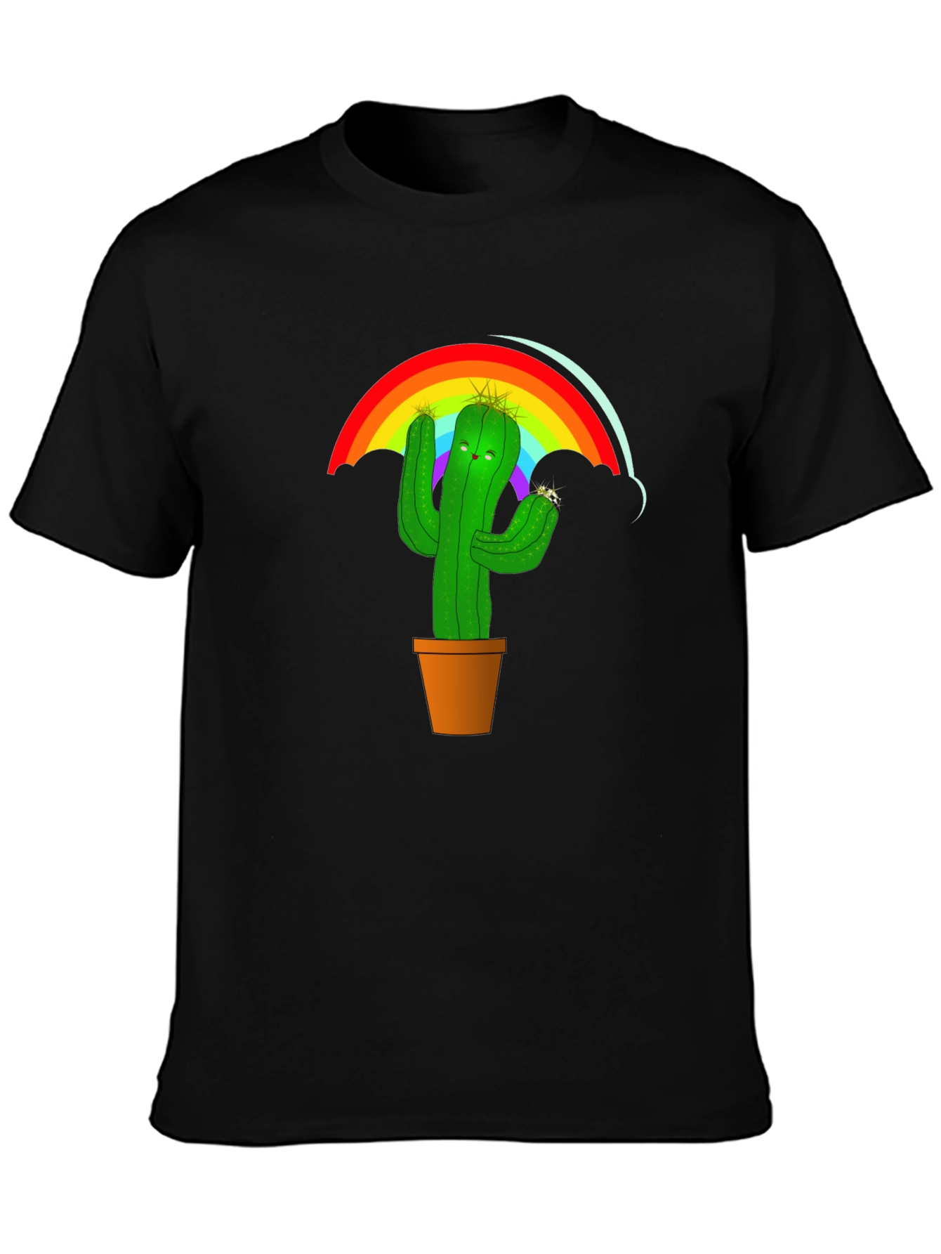 Rainbow Cactus T-Shirt