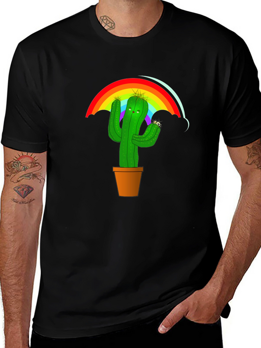 Rainbow Cactus T-Shirt