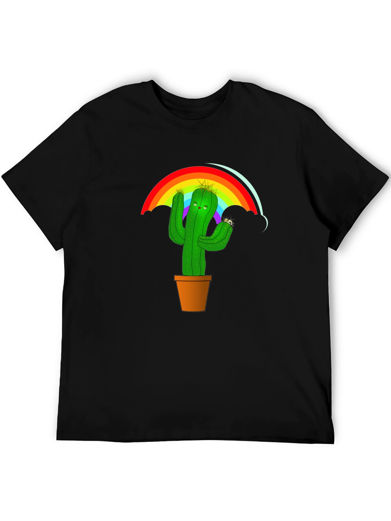 Rainbow Cactus T-Shirt