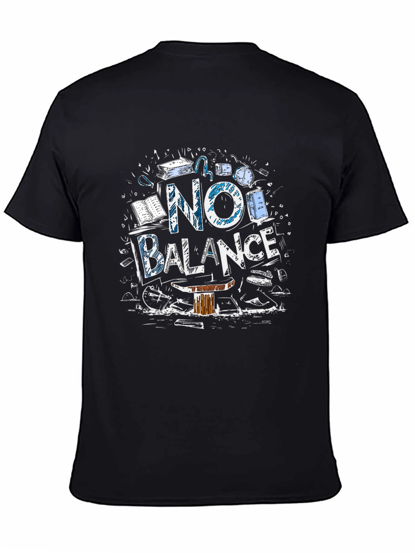 No Balance Graphic Tee - Stylish & Comfortable