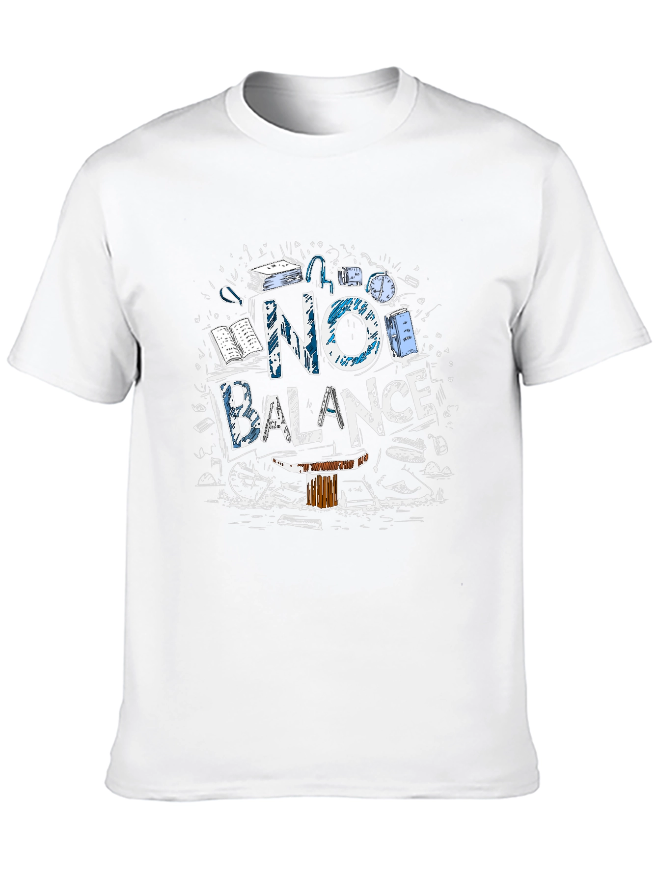 No Balance Graphic Tee - Stylish & Comfortable
