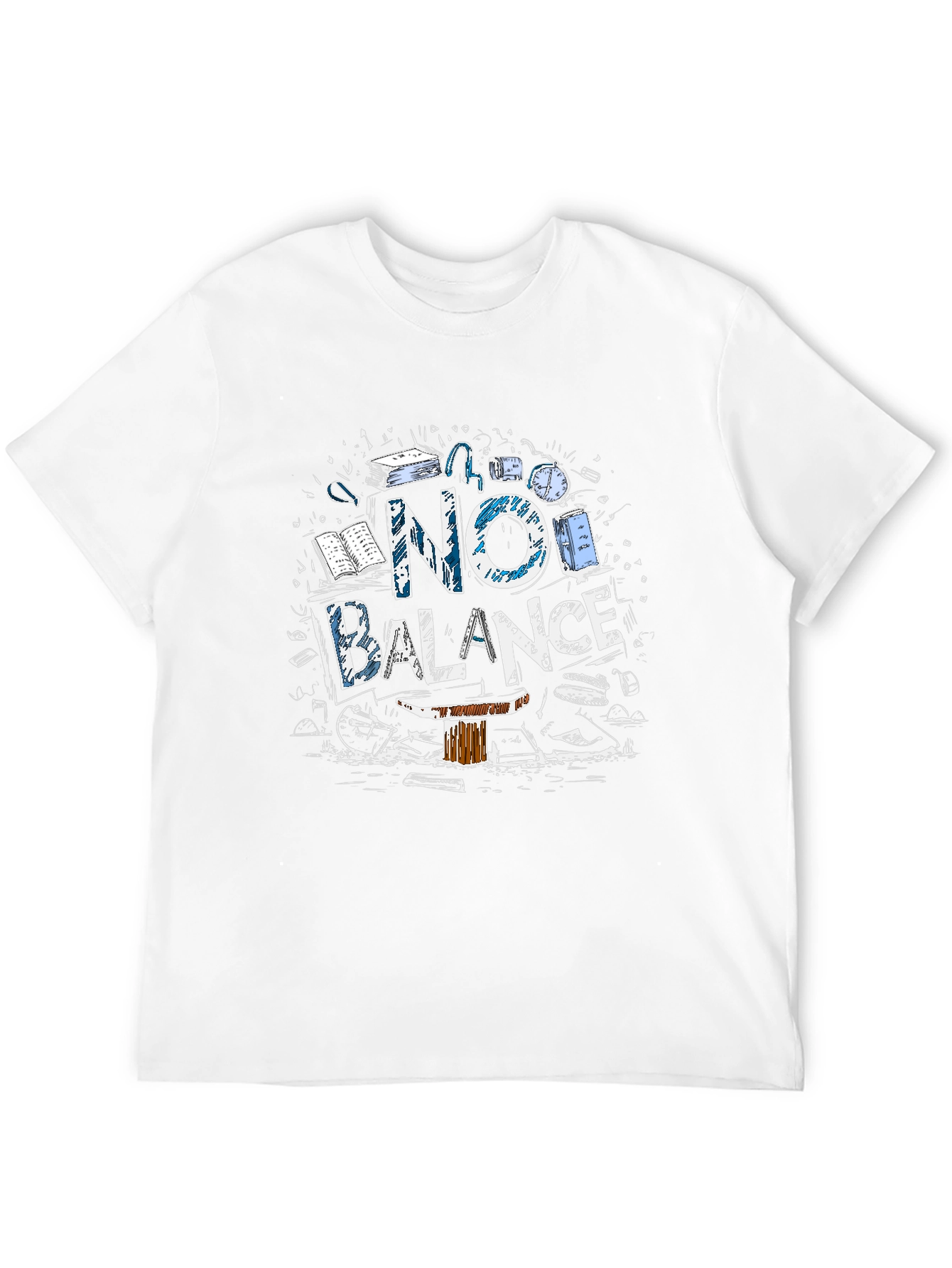 No Balance Graphic Tee - Stylish & Comfortable