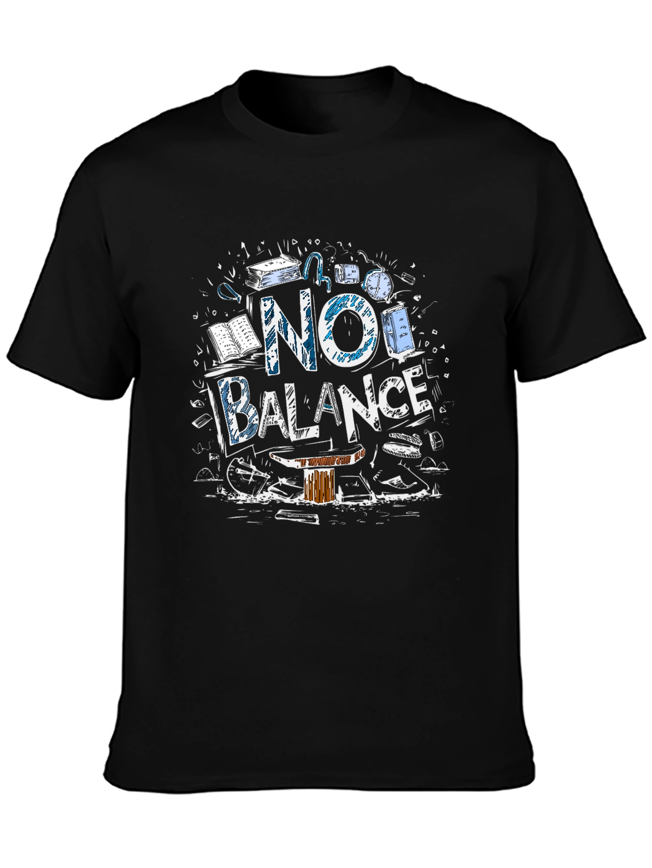 No Balance Graphic Tee - Stylish & Comfortable