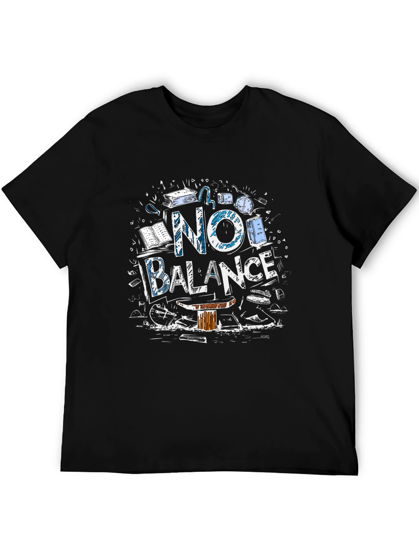 No Balance Graphic Tee - Stylish & Comfortable