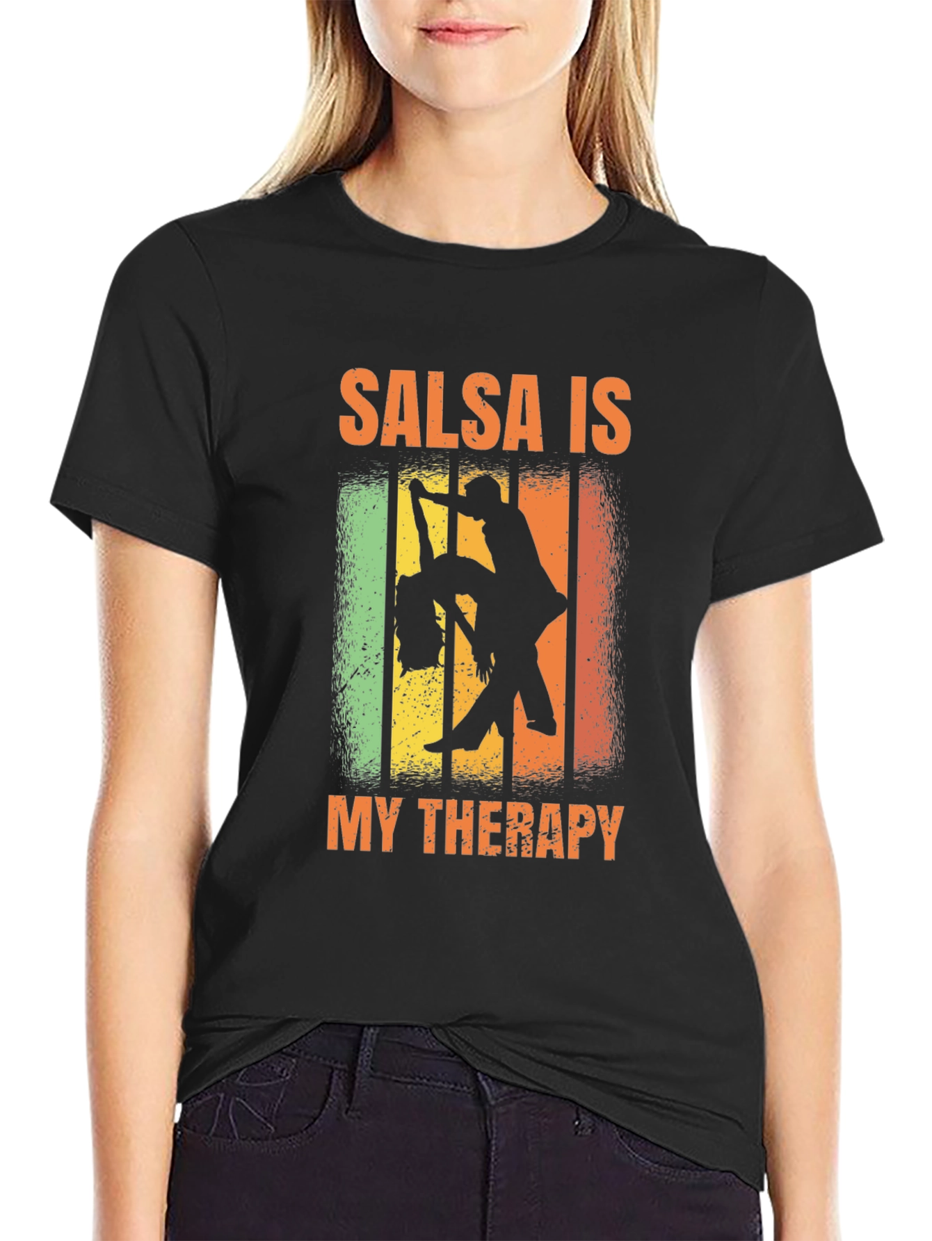 Salsa is My Therapy T-Shirt Dance Tee