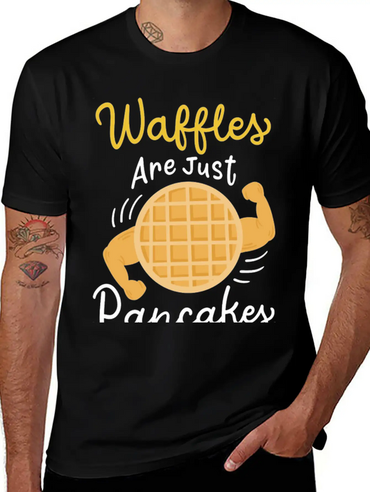 Waffle Pancake Workout Unisex Casual T-Shirt – Clean Design For Daily Comfort
