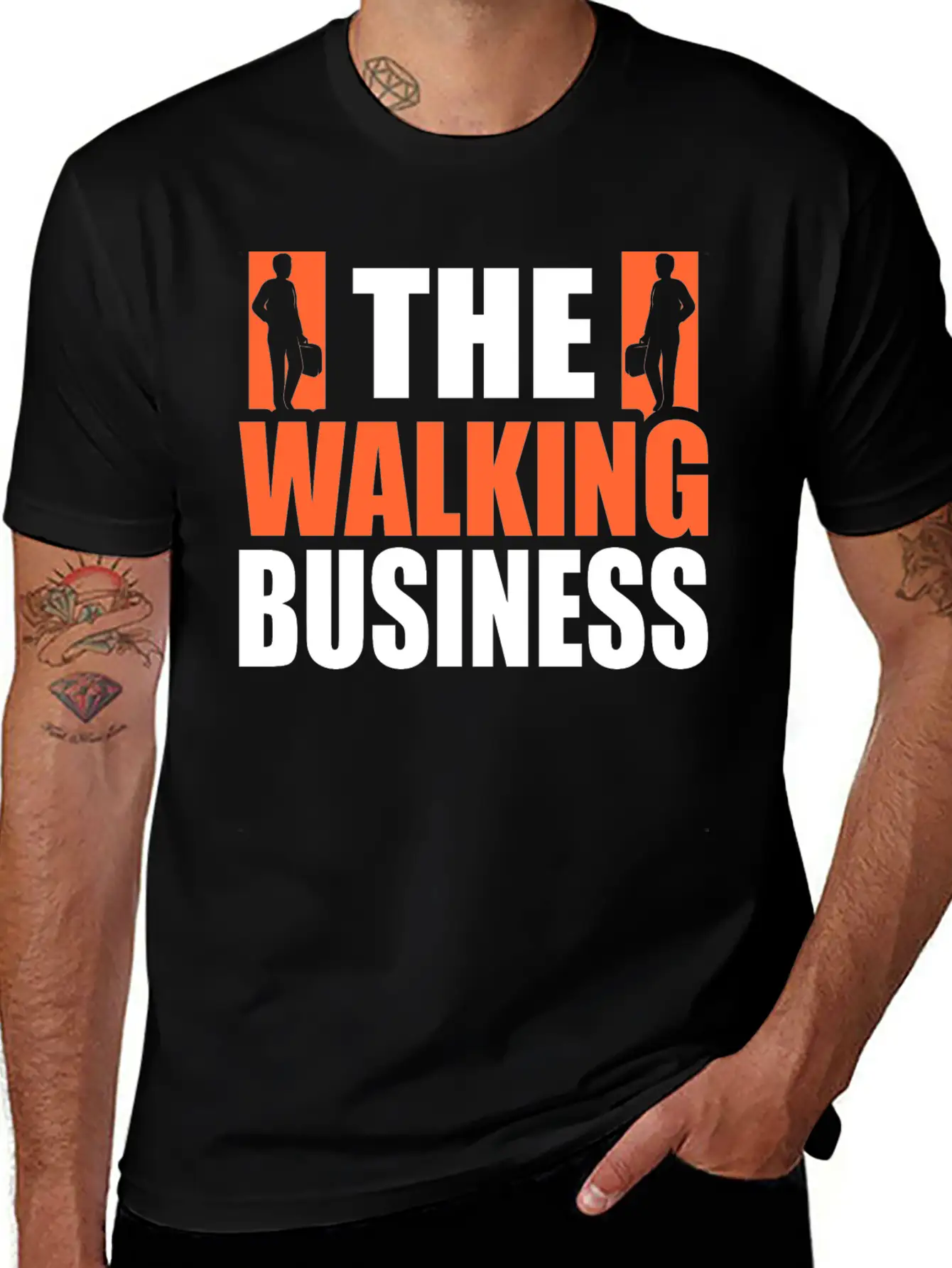 Walking Exercise Healthy Qoute Gift Lightweight Cotton T-Shirt – Daily Comfort Graphic Shirt