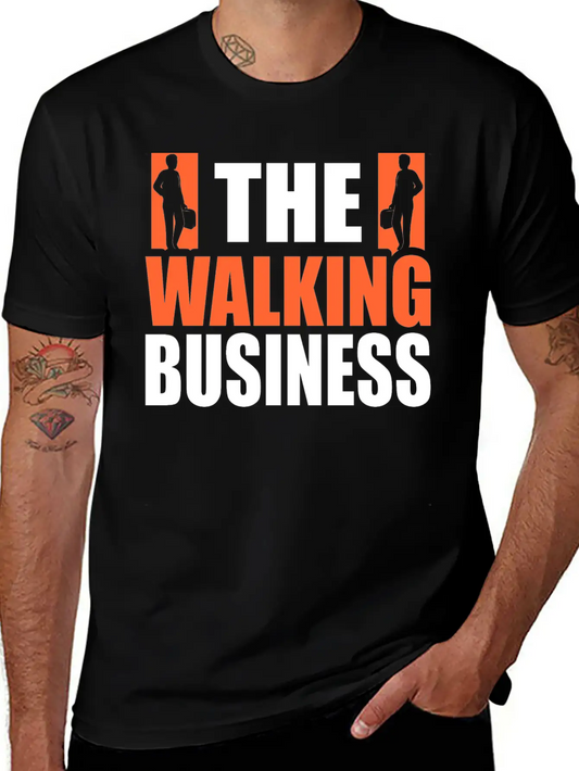 Walking Exercise Healthy Qoute Gift Lightweight Cotton T-Shirt – Daily Comfort Graphic Shirt