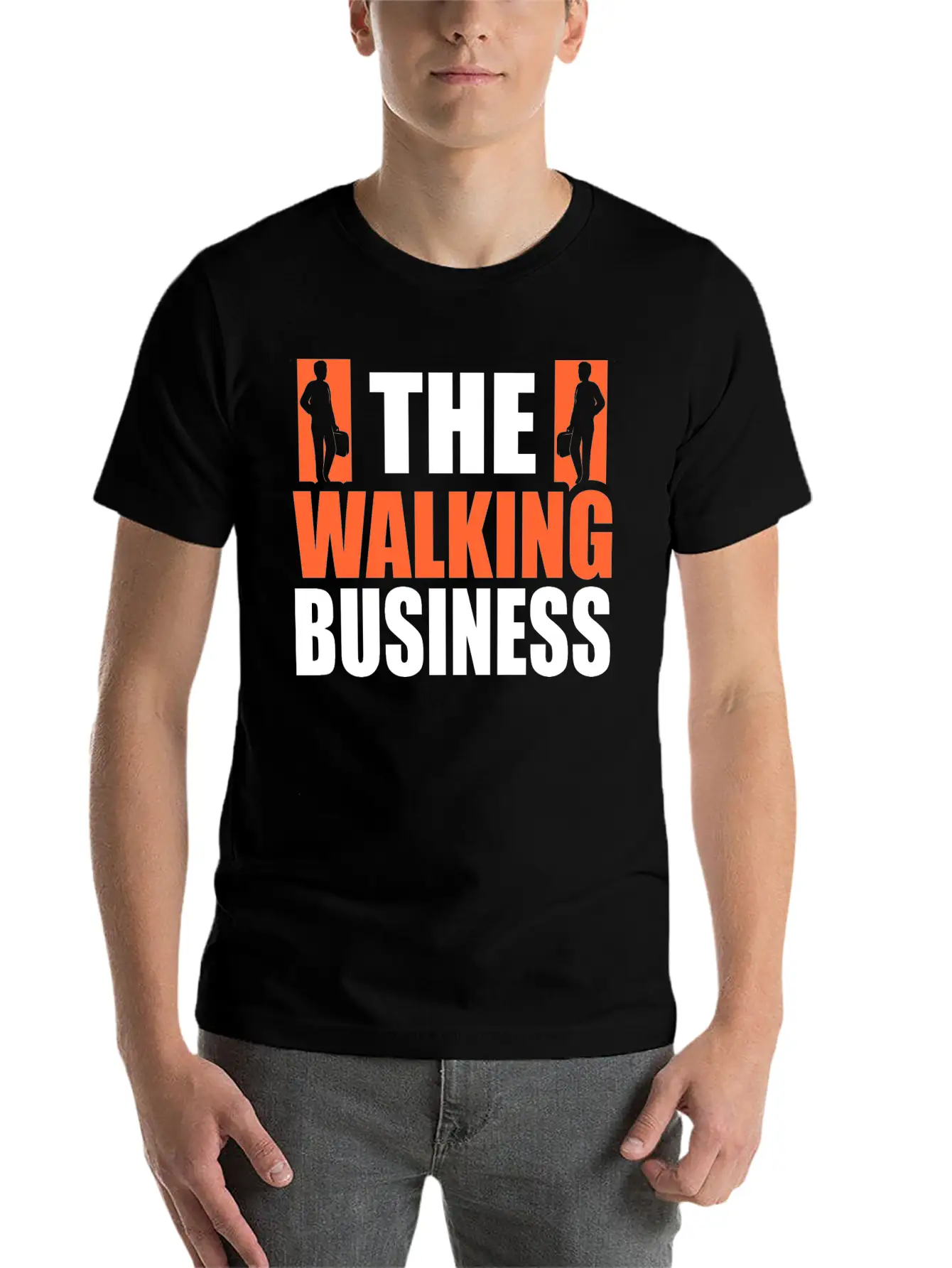 Walking Exercise Healthy Qoute Gift Lightweight Cotton T-Shirt – Daily Comfort Graphic Shirt
