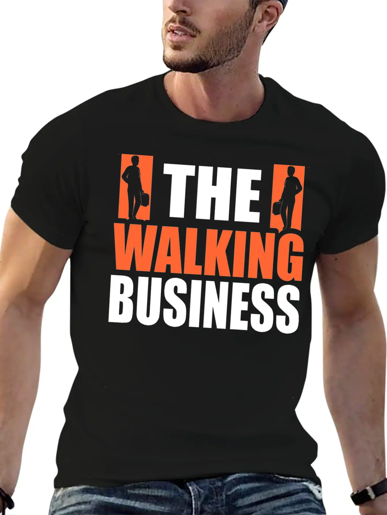 Walking Exercise Healthy Qoute Gift Lightweight Cotton T-Shirt – Daily Comfort Graphic Shirt