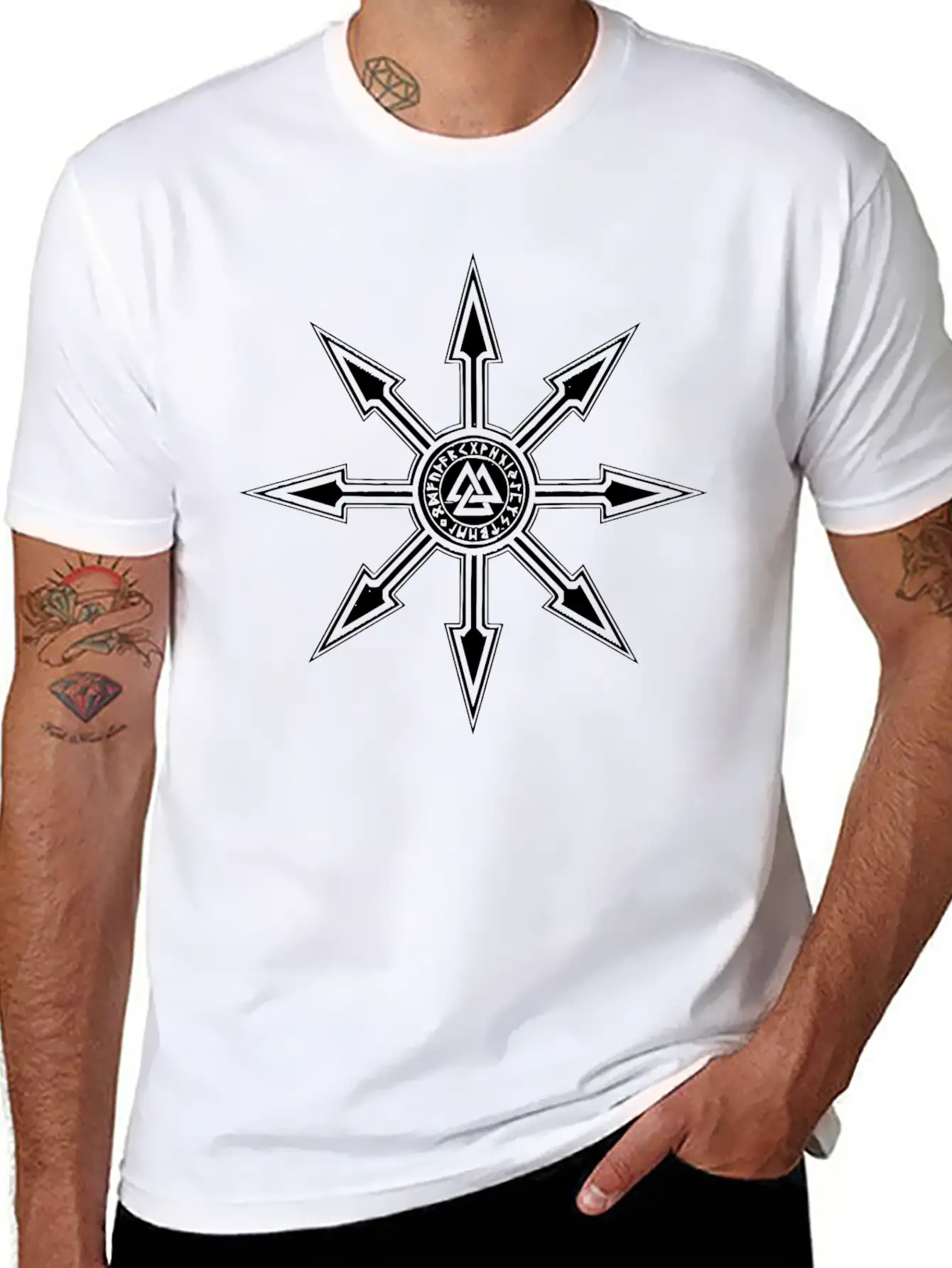 Walkknut Runs Icon Lightweight Cotton T-Shirt – Daily Comfort Graphic Shirt
