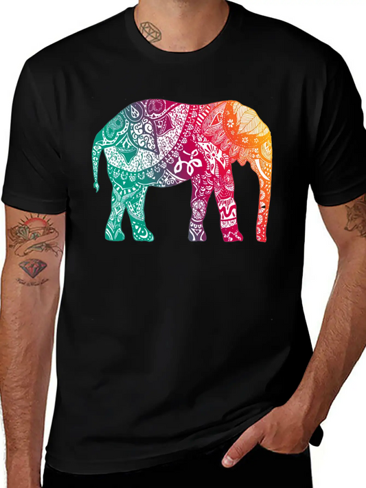 Warm Elephant Soft Cotton Short Sleeve Tee – Unisex Wardrobe Staple