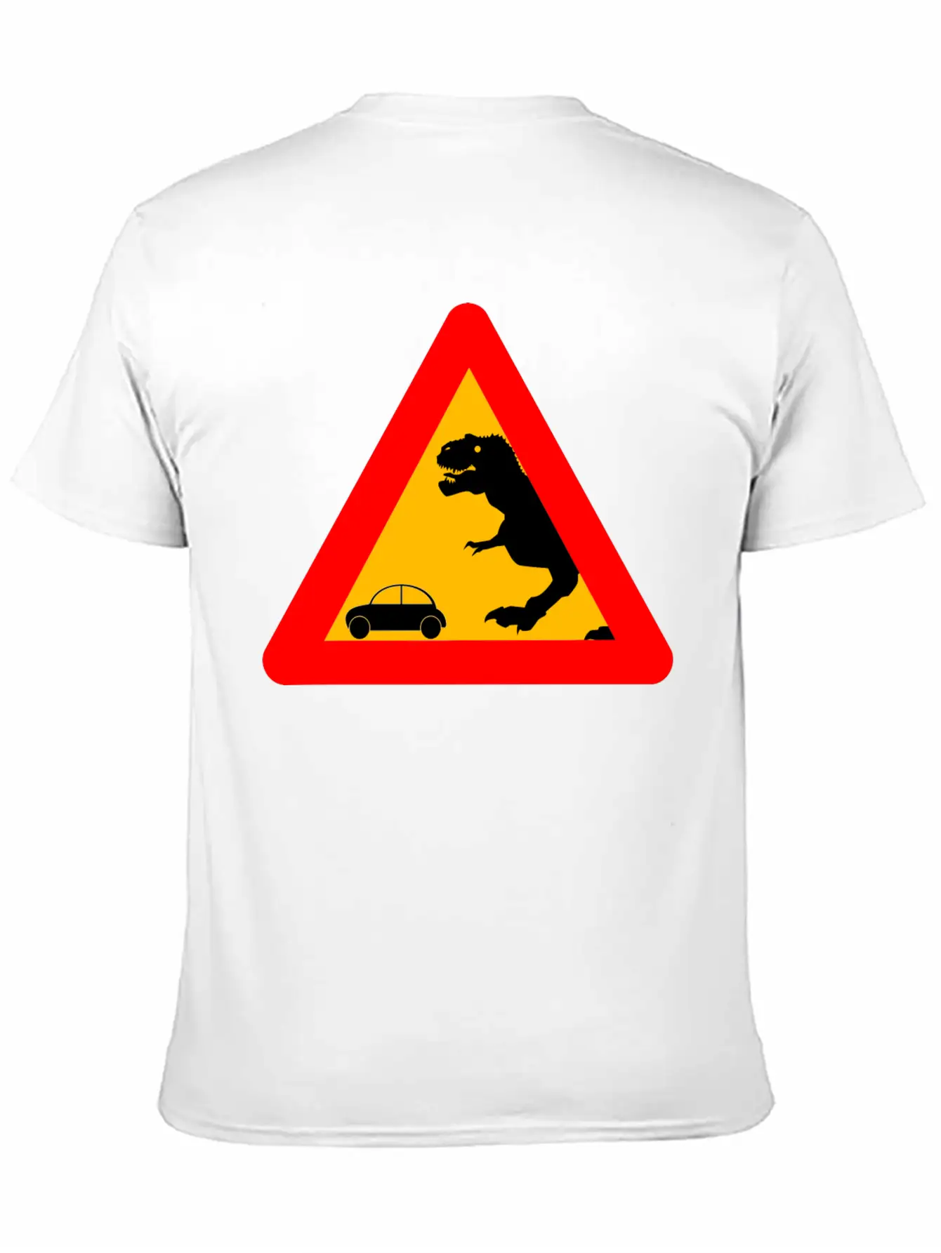 Warning Tyrannosaurus Rex Trex Dinosaurier Lightweight Cotton T-Shirt – Daily Comfort Graphic Shirt