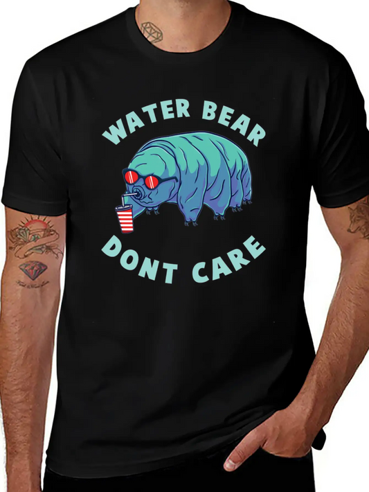 Water Bear Don T Care For Tardigrade Lover Comfortable Minimalist Graphic Tee – Summer Style Essential