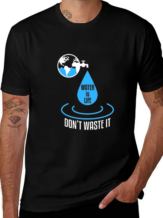 Water Protection Essential Cotton Tee For Daily Outfits – Unisex Style
