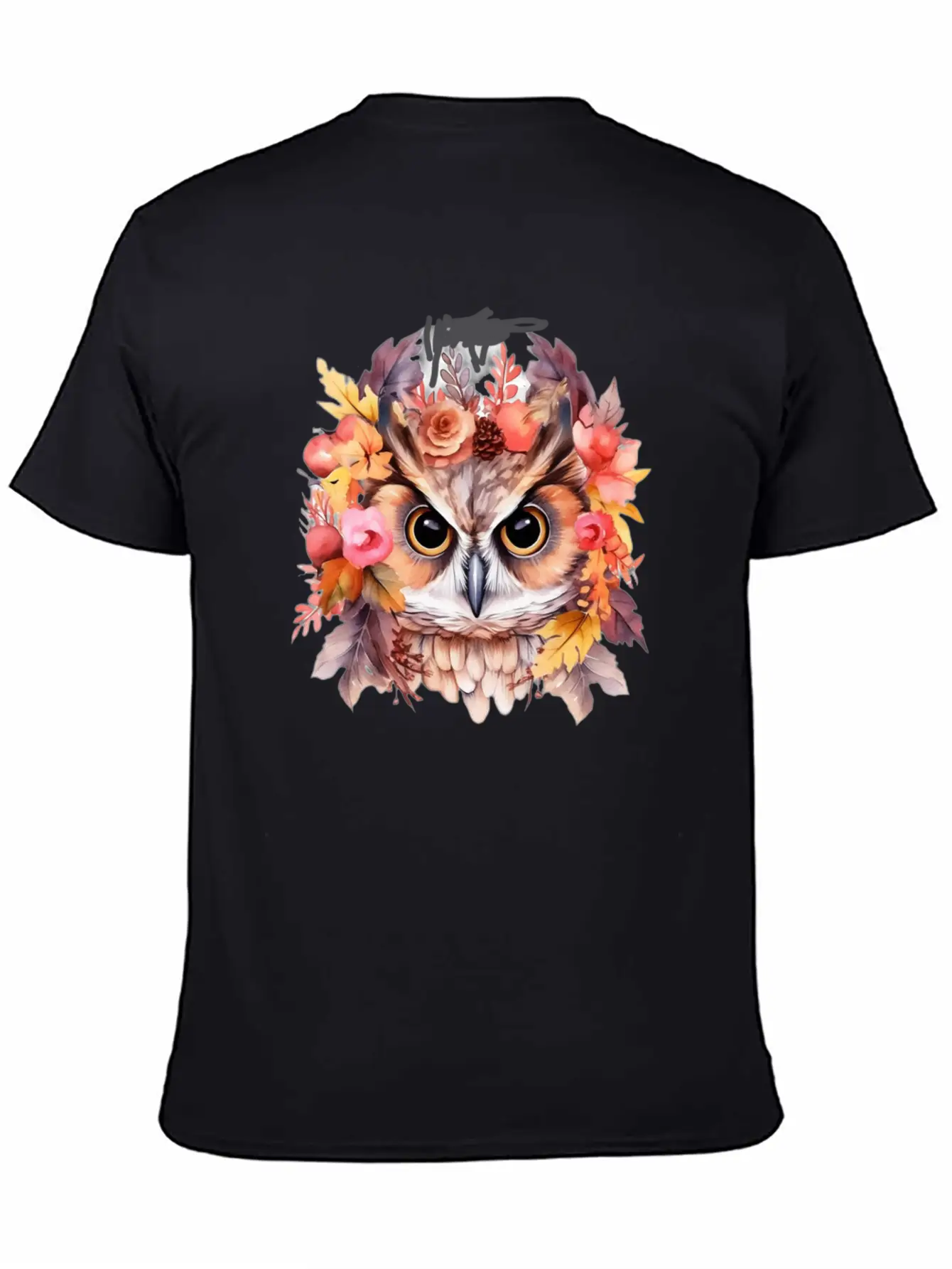 Watercolor Owl Sublimation PNG Owl Digital Soft Cotton Short Sleeve Tee – Unisex Wardrobe Staple