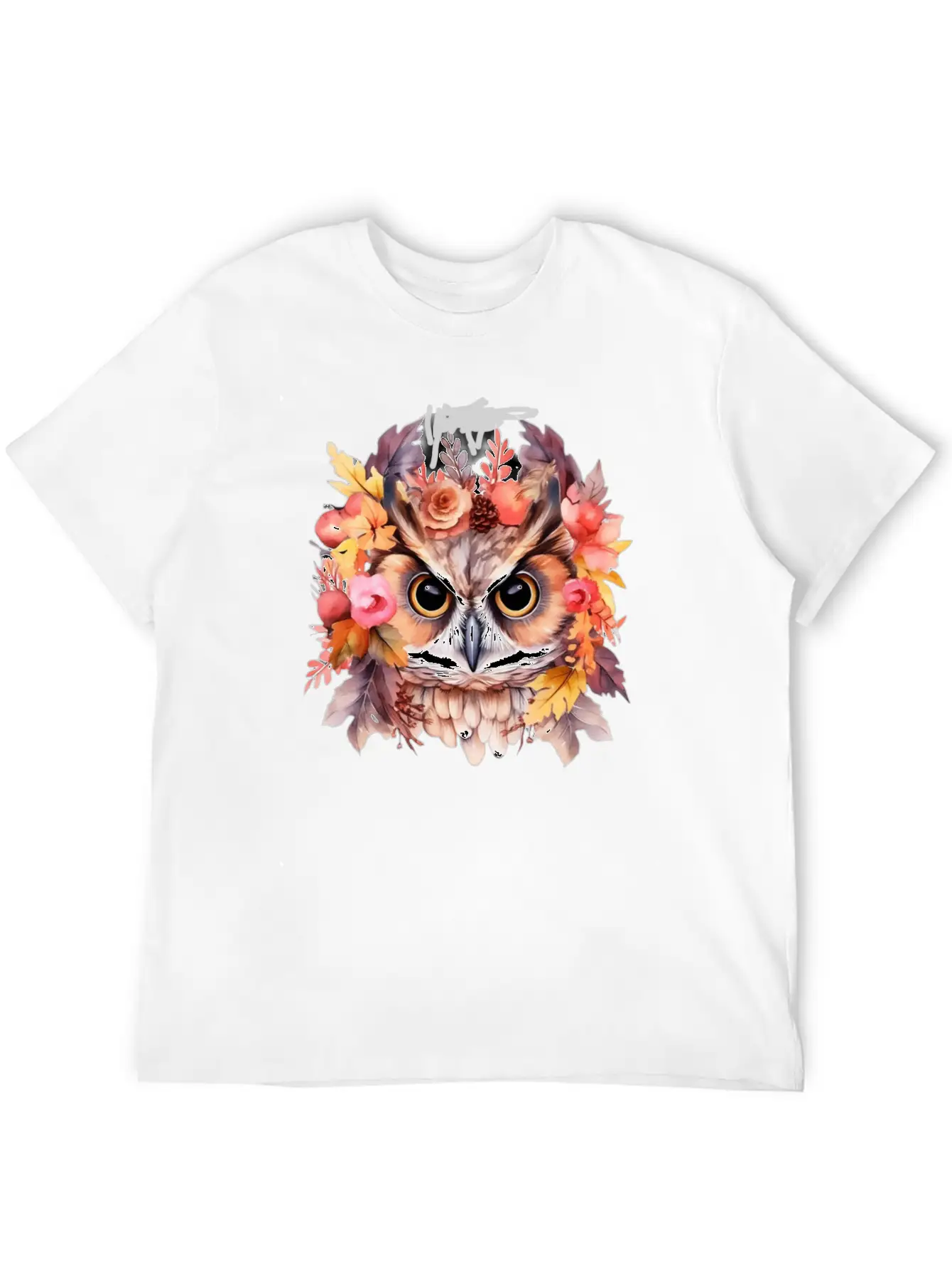 Watercolor Owl Sublimation PNG Owl Digital Soft Cotton Short Sleeve Tee – Unisex Wardrobe Staple